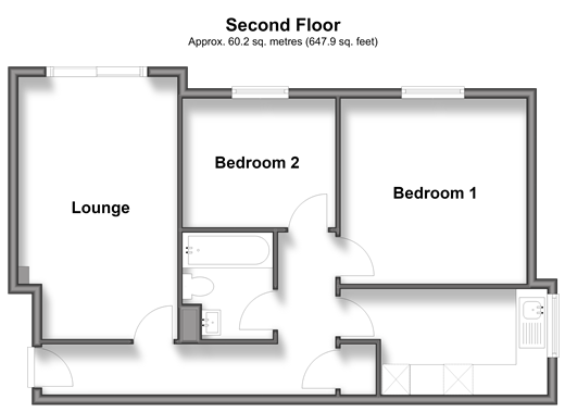 Newbury Road, Crawley floorplan