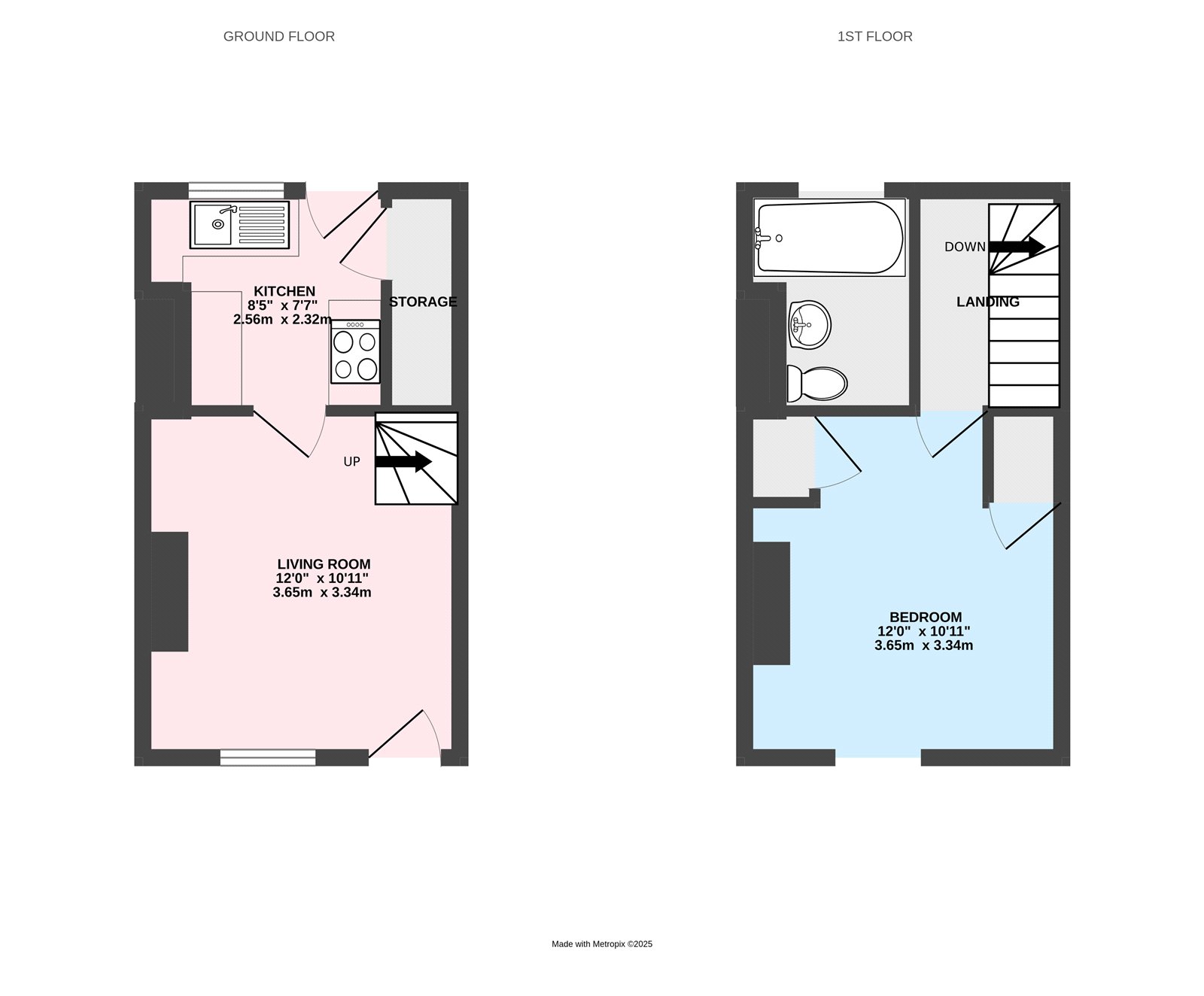 163, Belle Vue Road, Shropshire floorplan