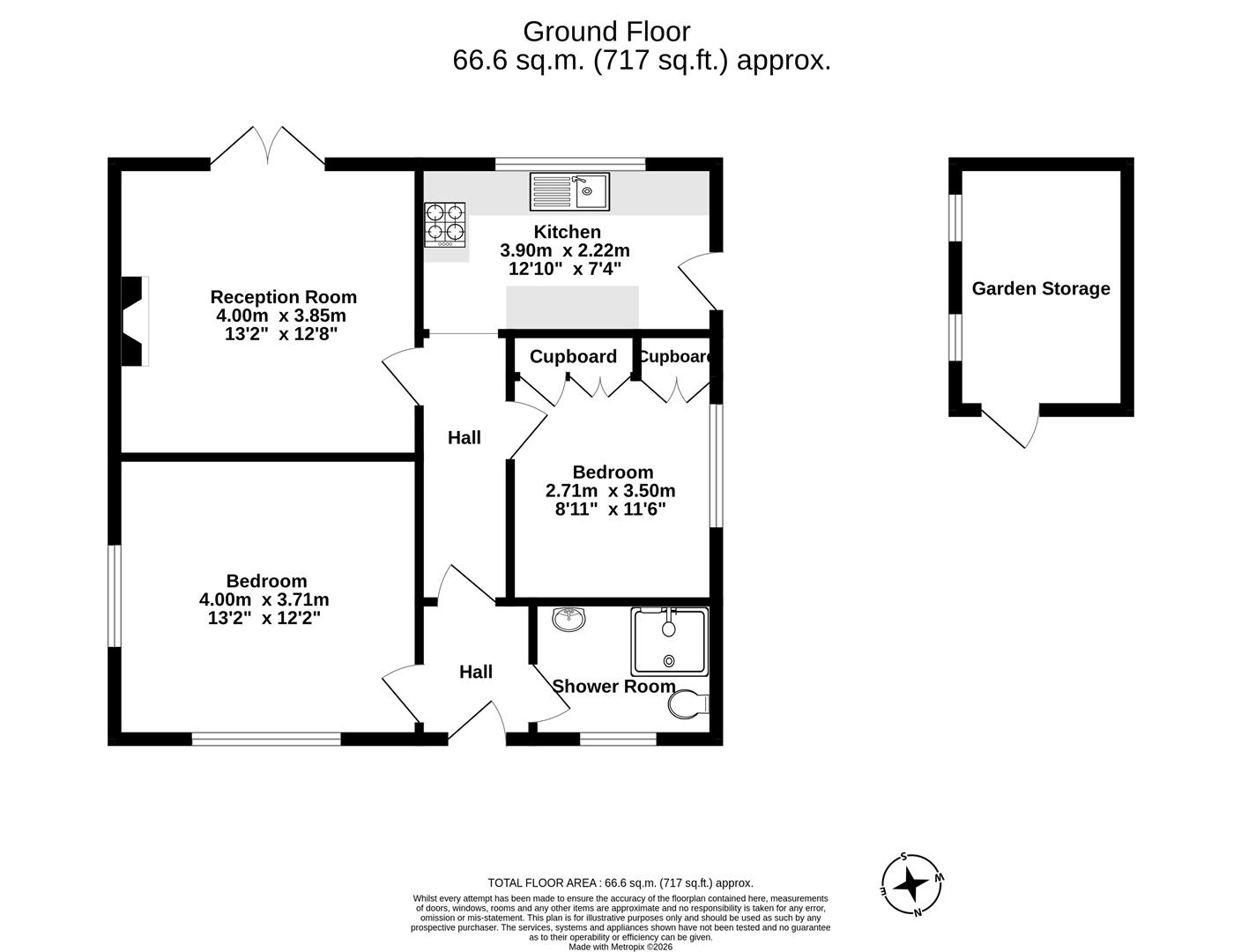 18, The Mount, Ewell Village floorplan
