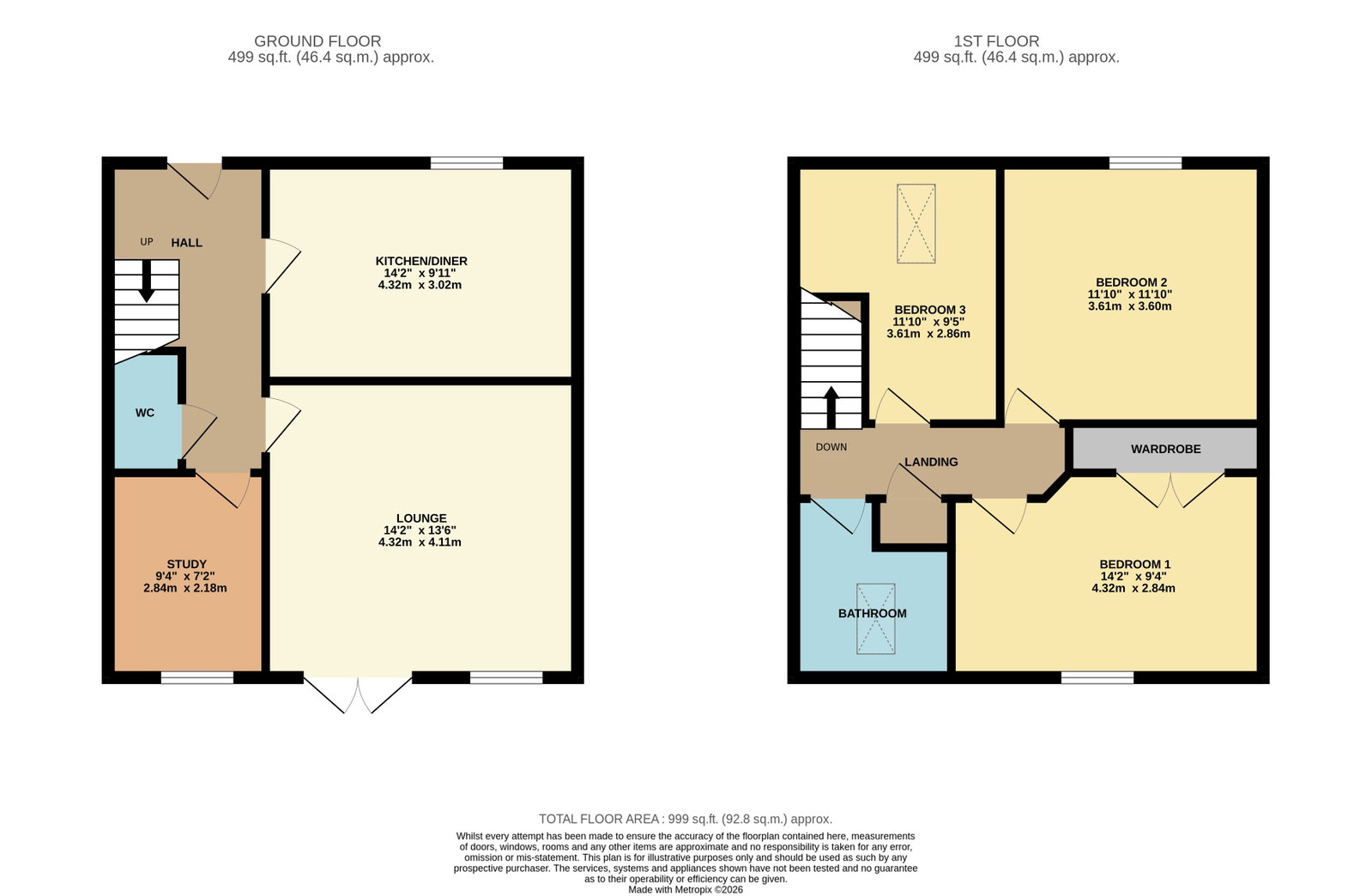 99, Hempsted Lane, Gloucester floorplan