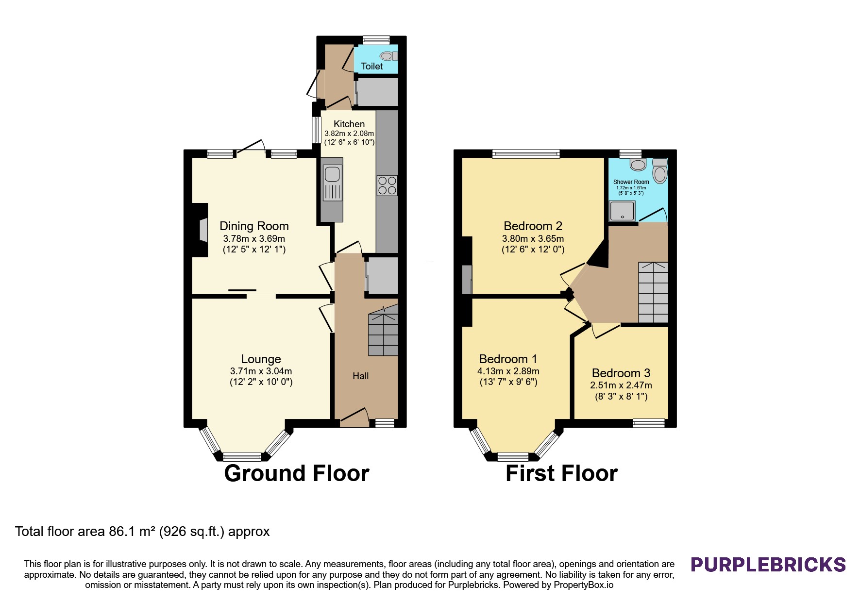 303, Park Avenue West, Hull floorplan