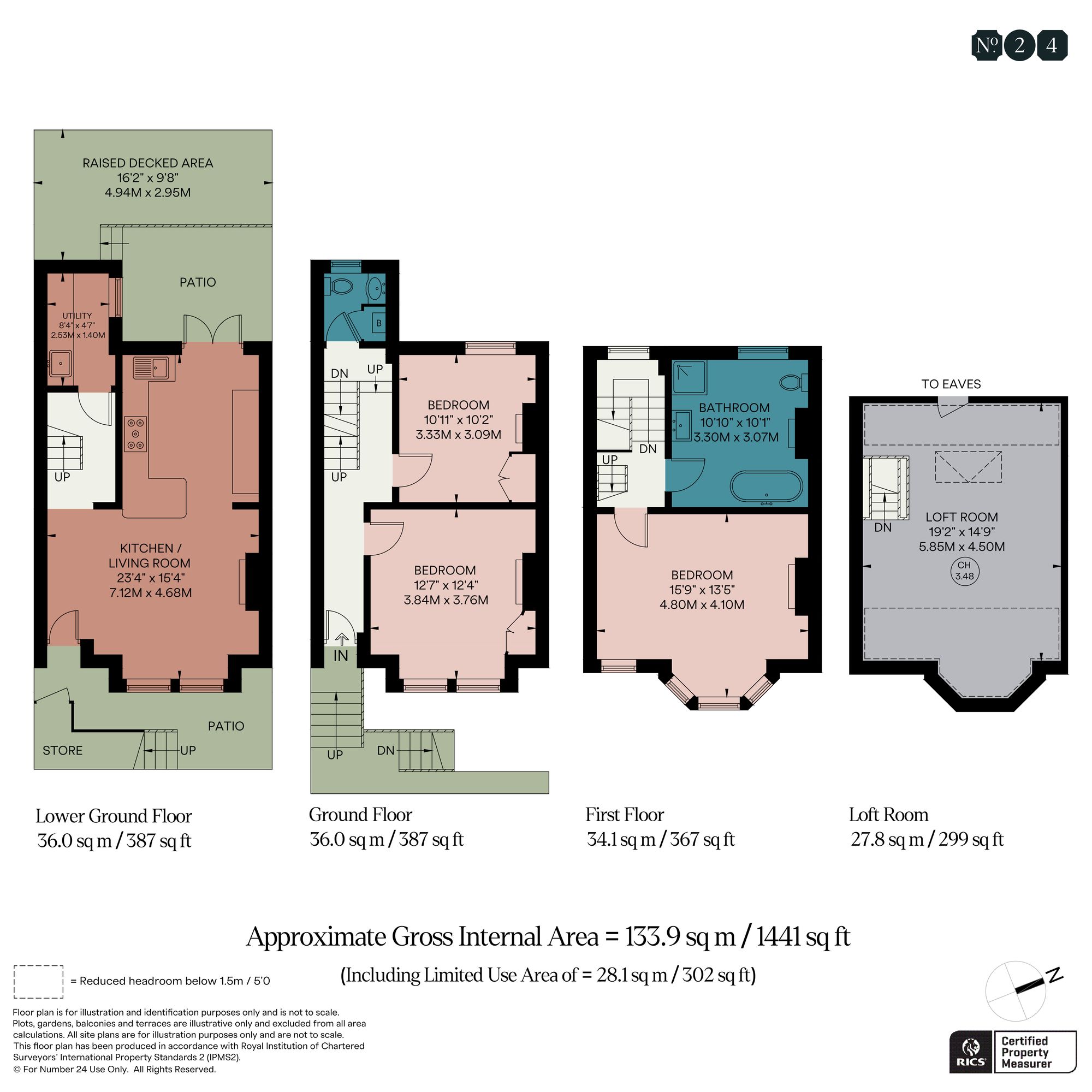 33 Rugby Place, Brighton floorplan
