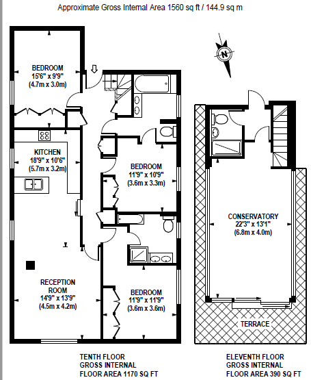 3 Bedrooms Flat to rent in St. Johns Wood Park, London NW8
