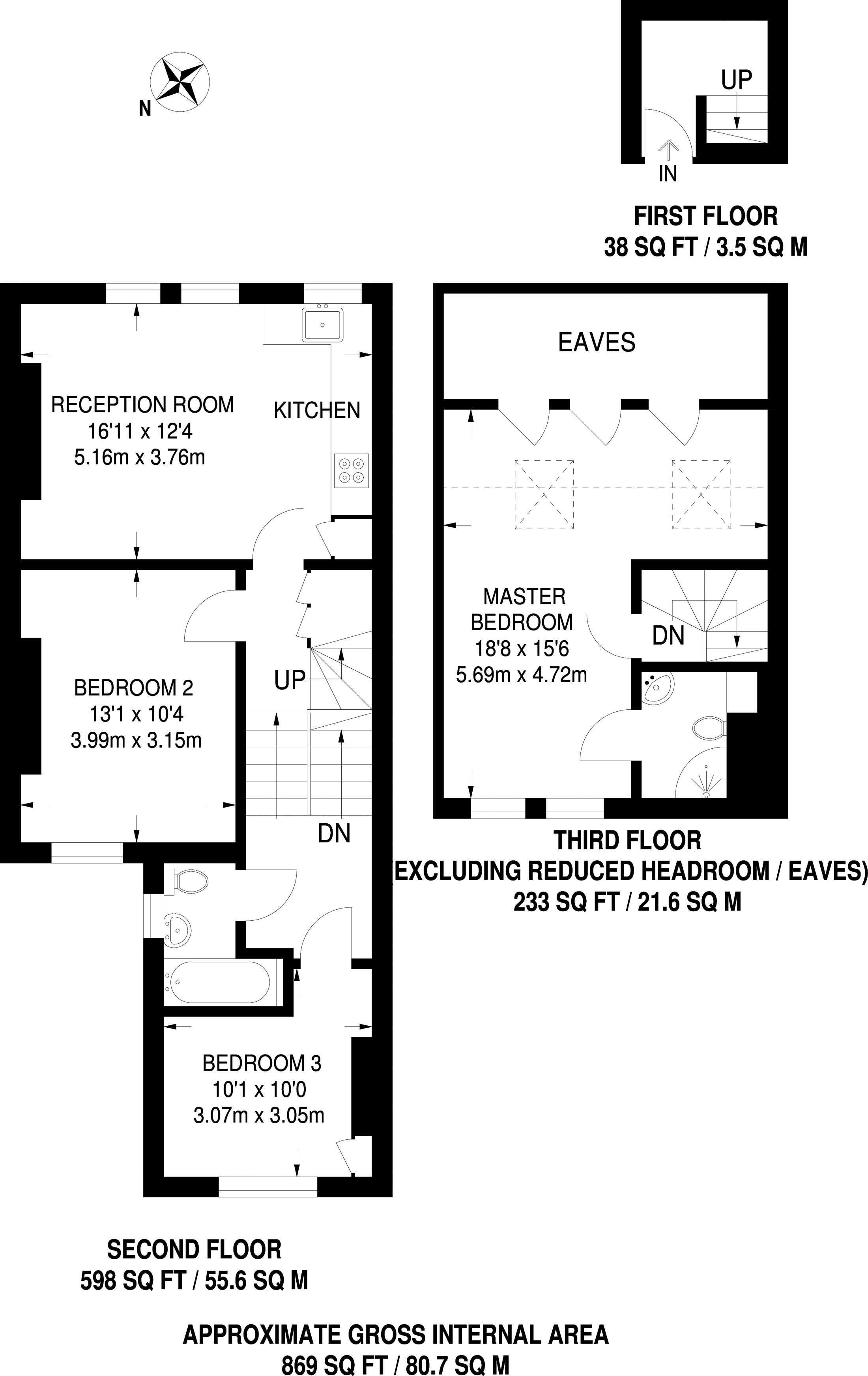 Gascony Avenue, West Hampstead floorplan