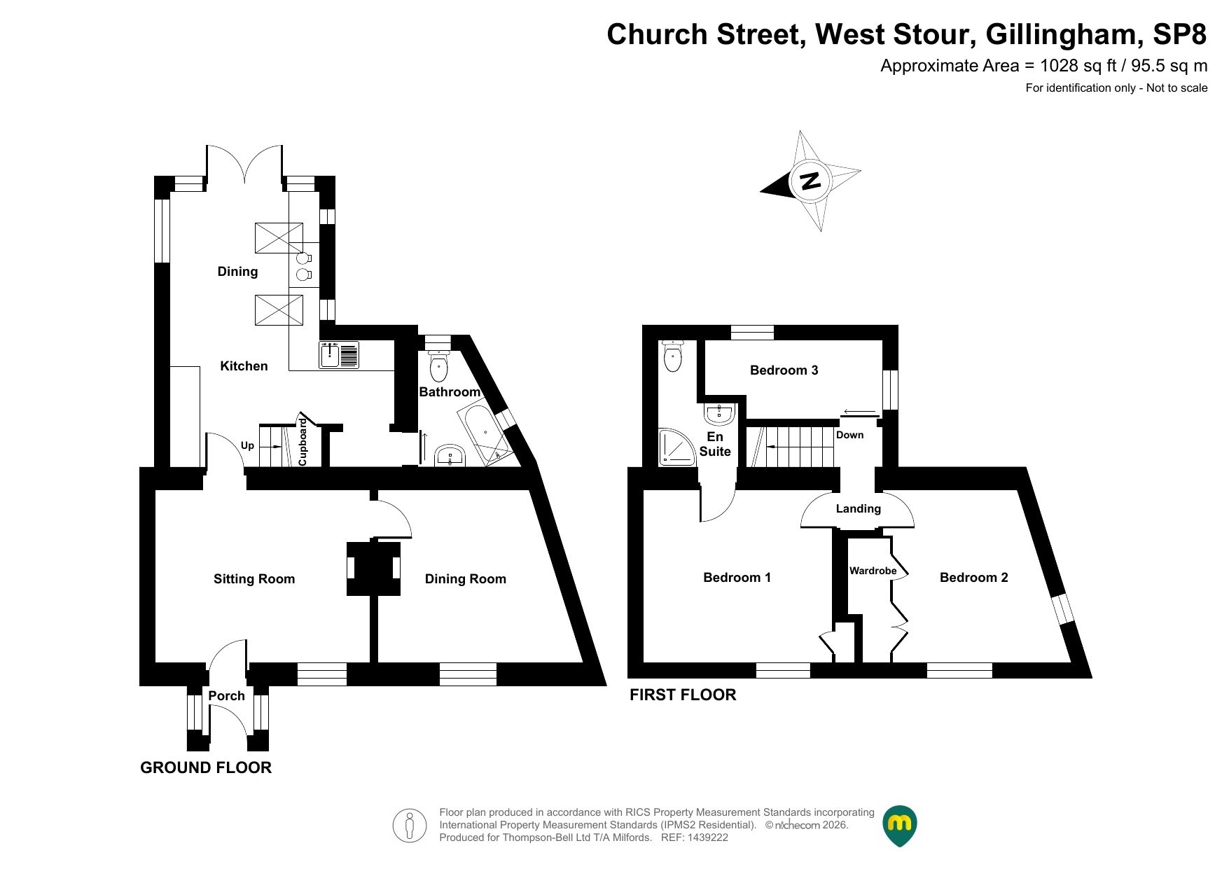 Buttercombe Cottage, West Stour floorplan