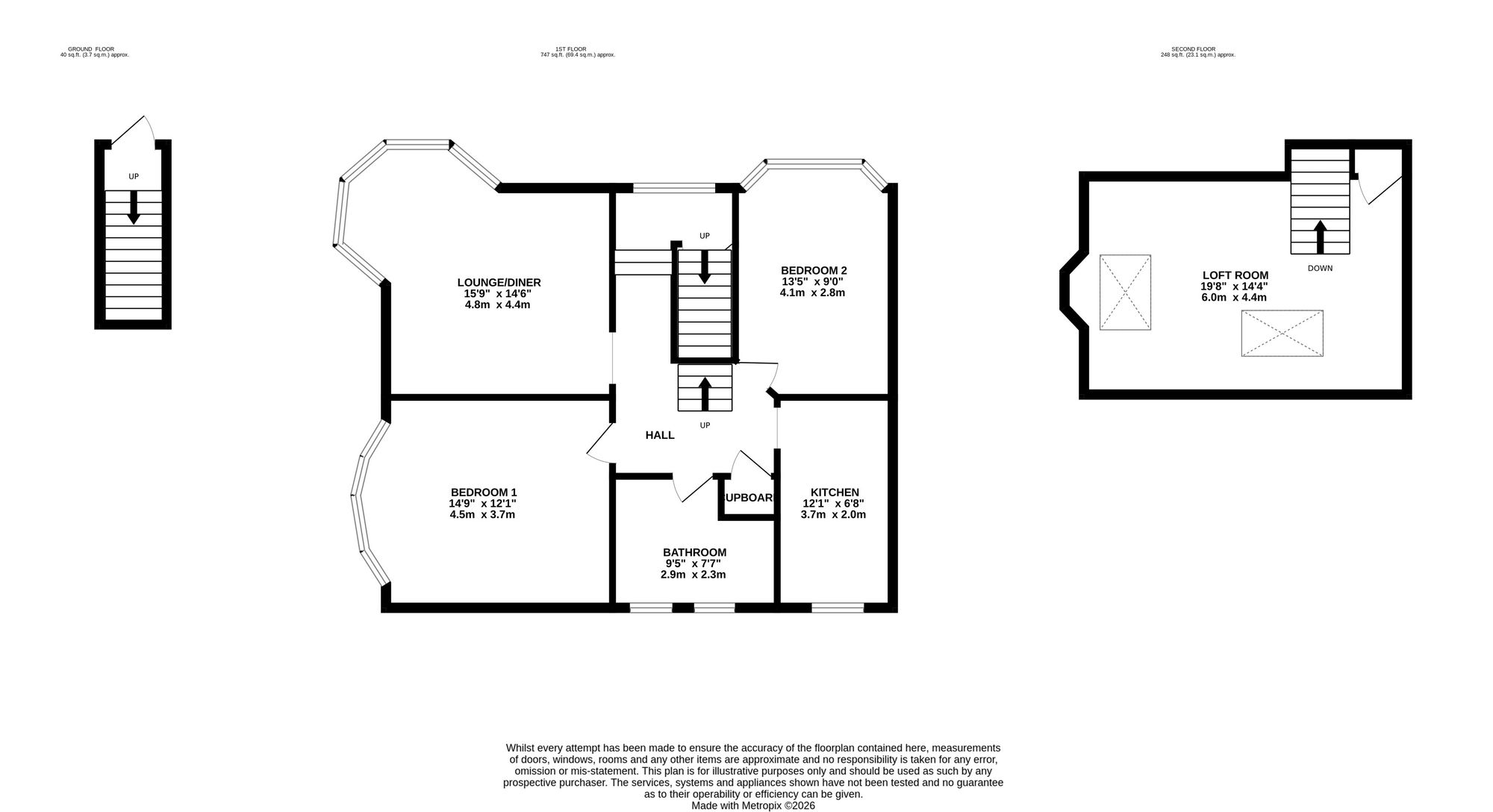37 The Avenue, Bournemouth floorplan