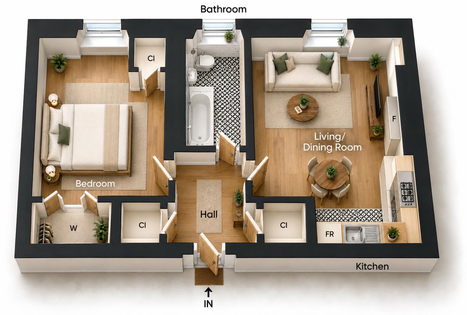 West End Park Street, Glasgow floorplan