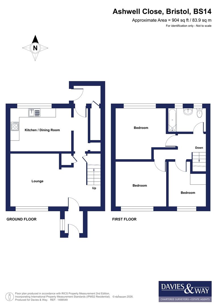14, Ashwell Close, Bristol floorplan