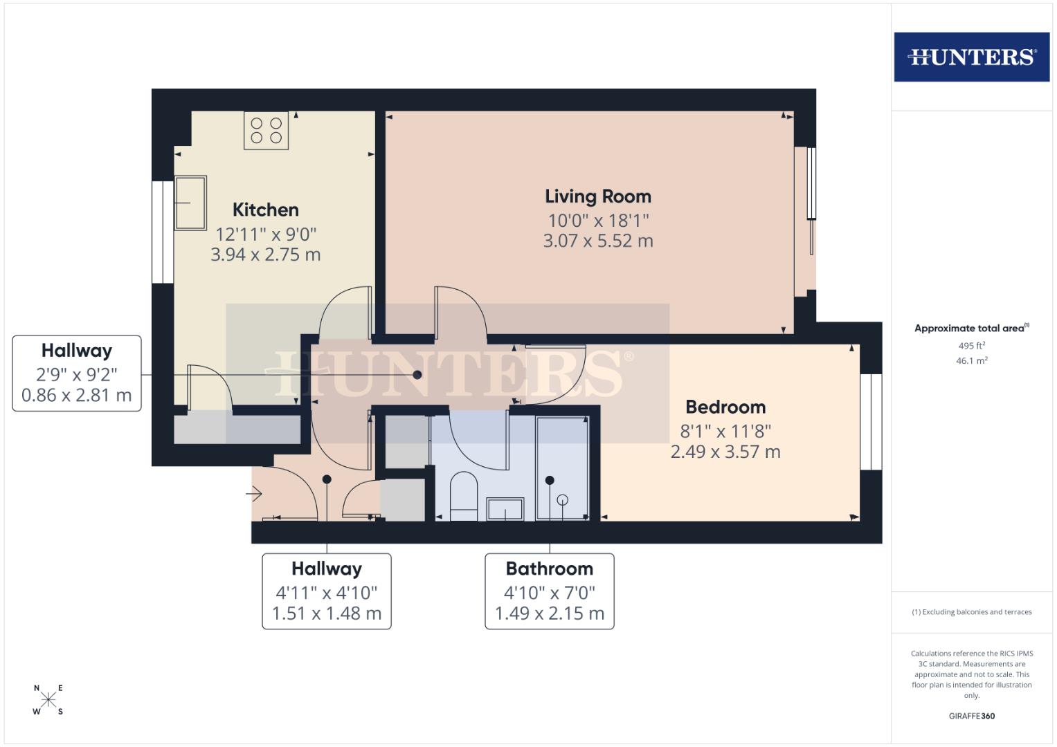 Flat 7, Marine Point, North Marine Drive, Bridlington floorplan