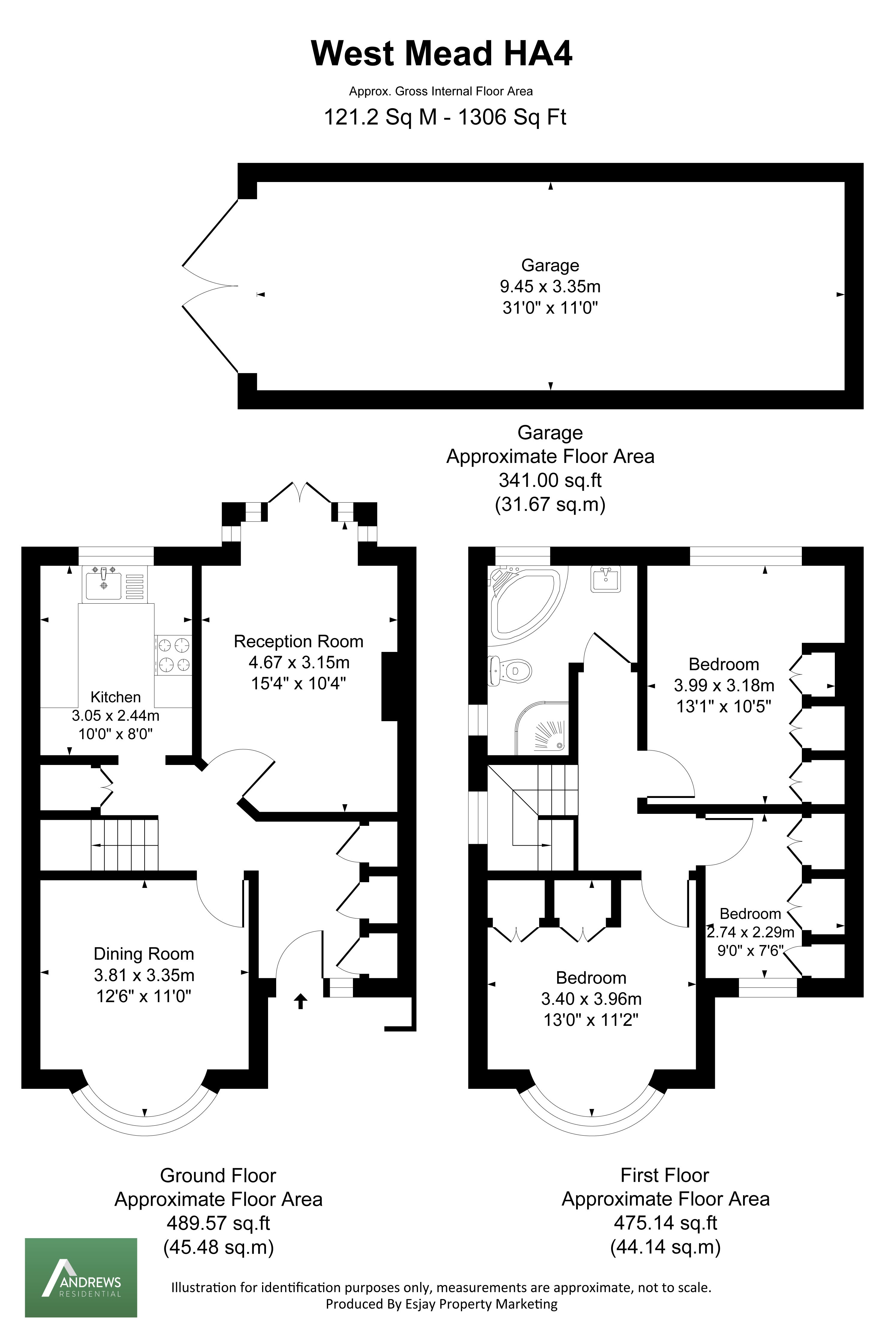 63, West Mead, South Ruislip floorplan