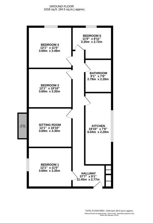156, Mousehold Street, Norwich floorplan