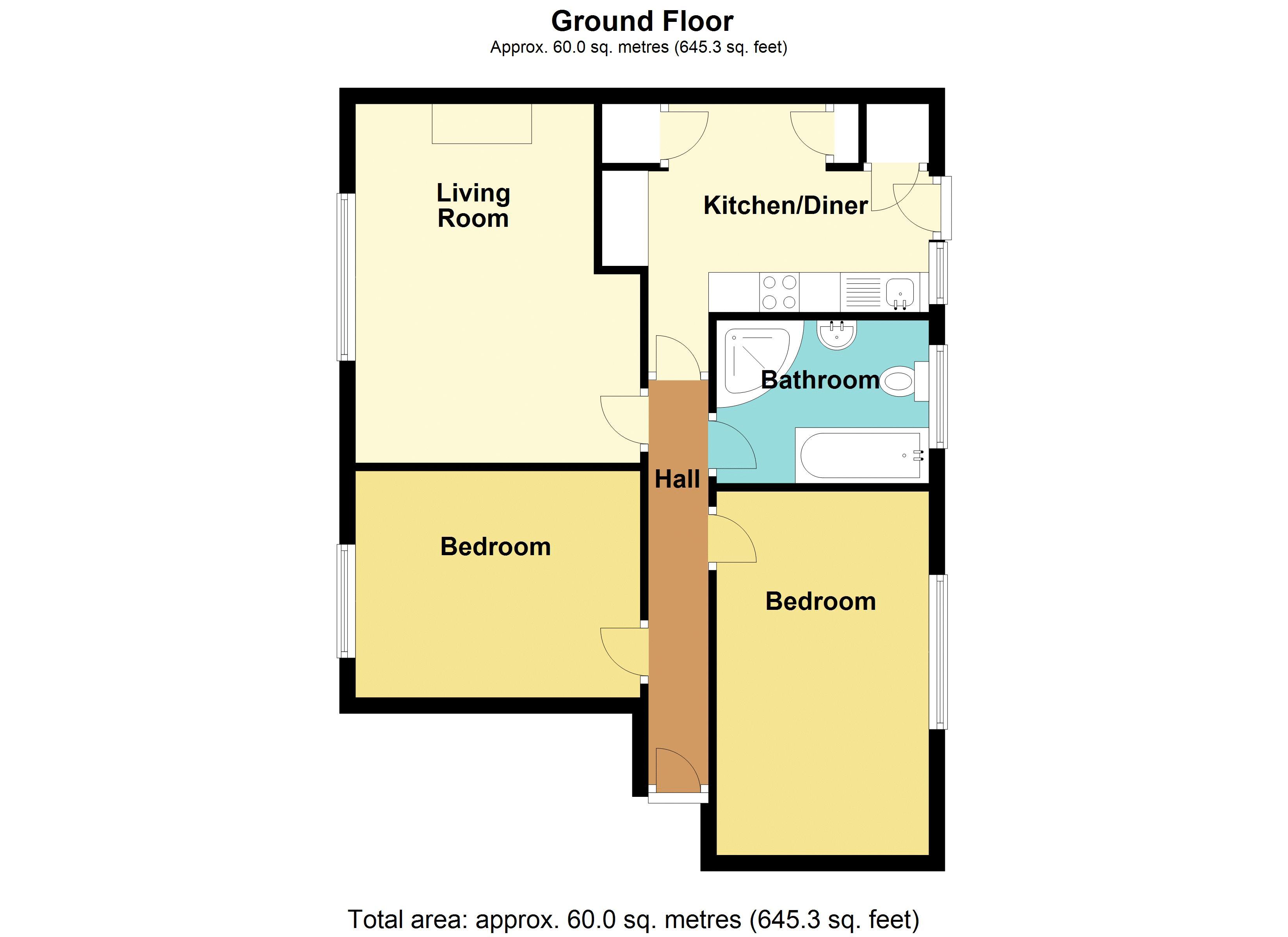 Dickens Avenue, Llanrumney, Cardiff CF3, 2 bedroom flat for sale
