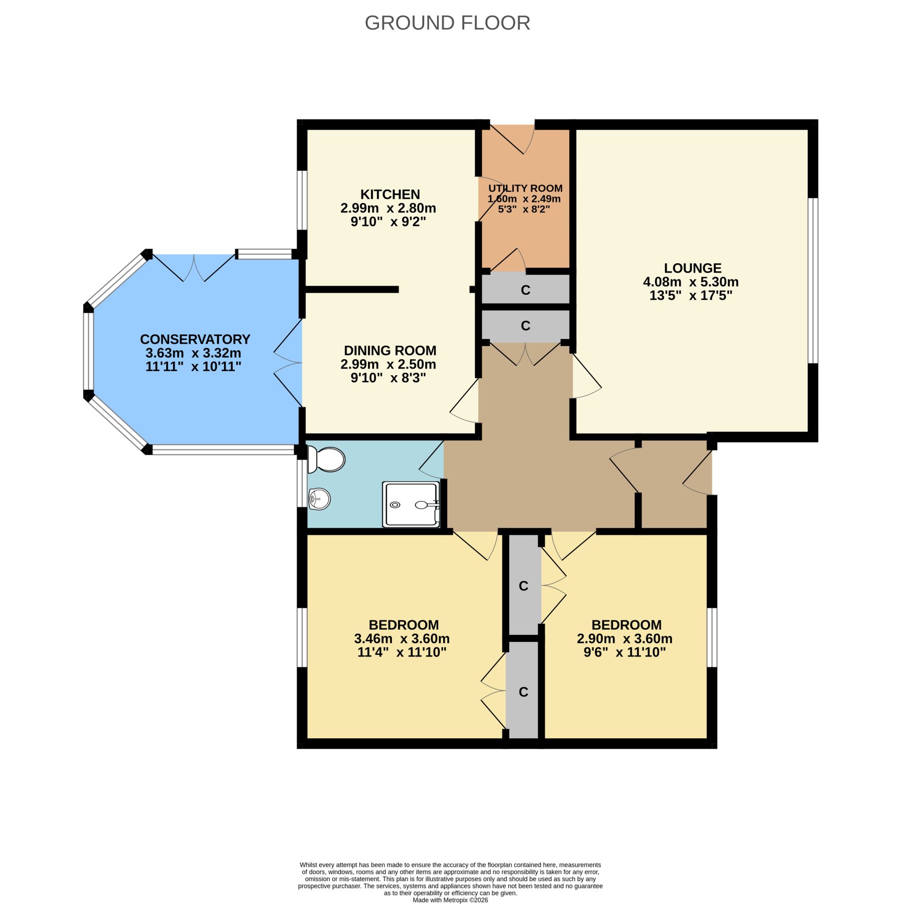 5, Burnside Gardens, Kirkcudbright floorplan