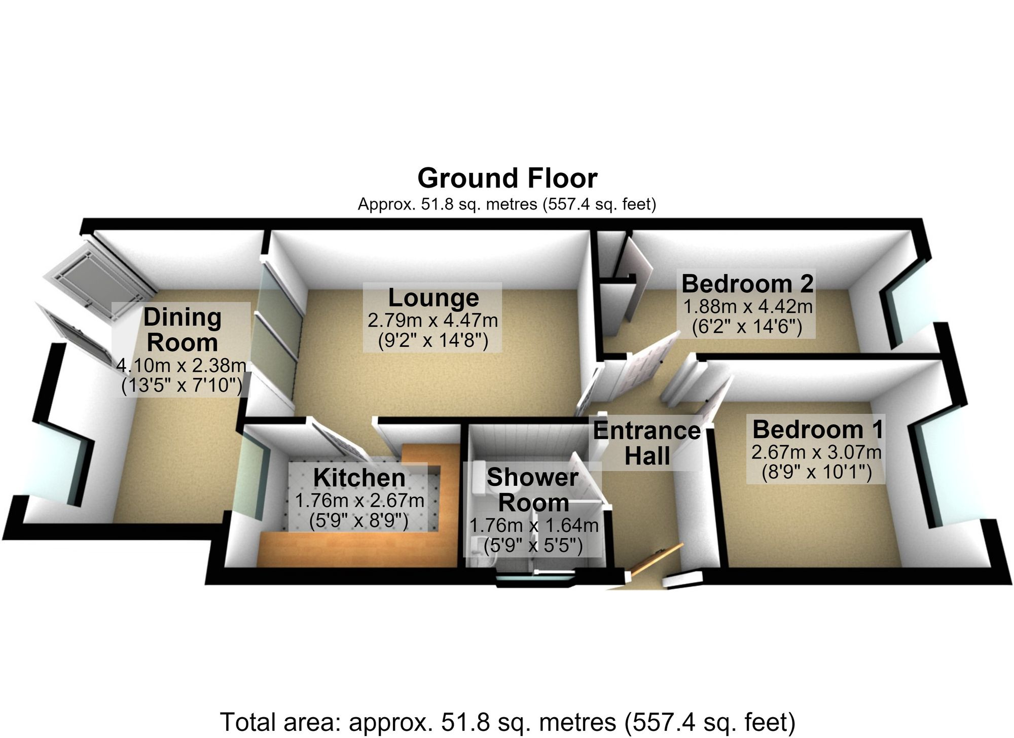 29 Saxon Rise, Wellingborough floorplan