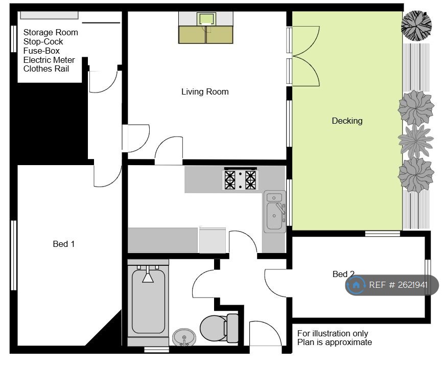 A Pembroke Road, Tonbridge floorplan