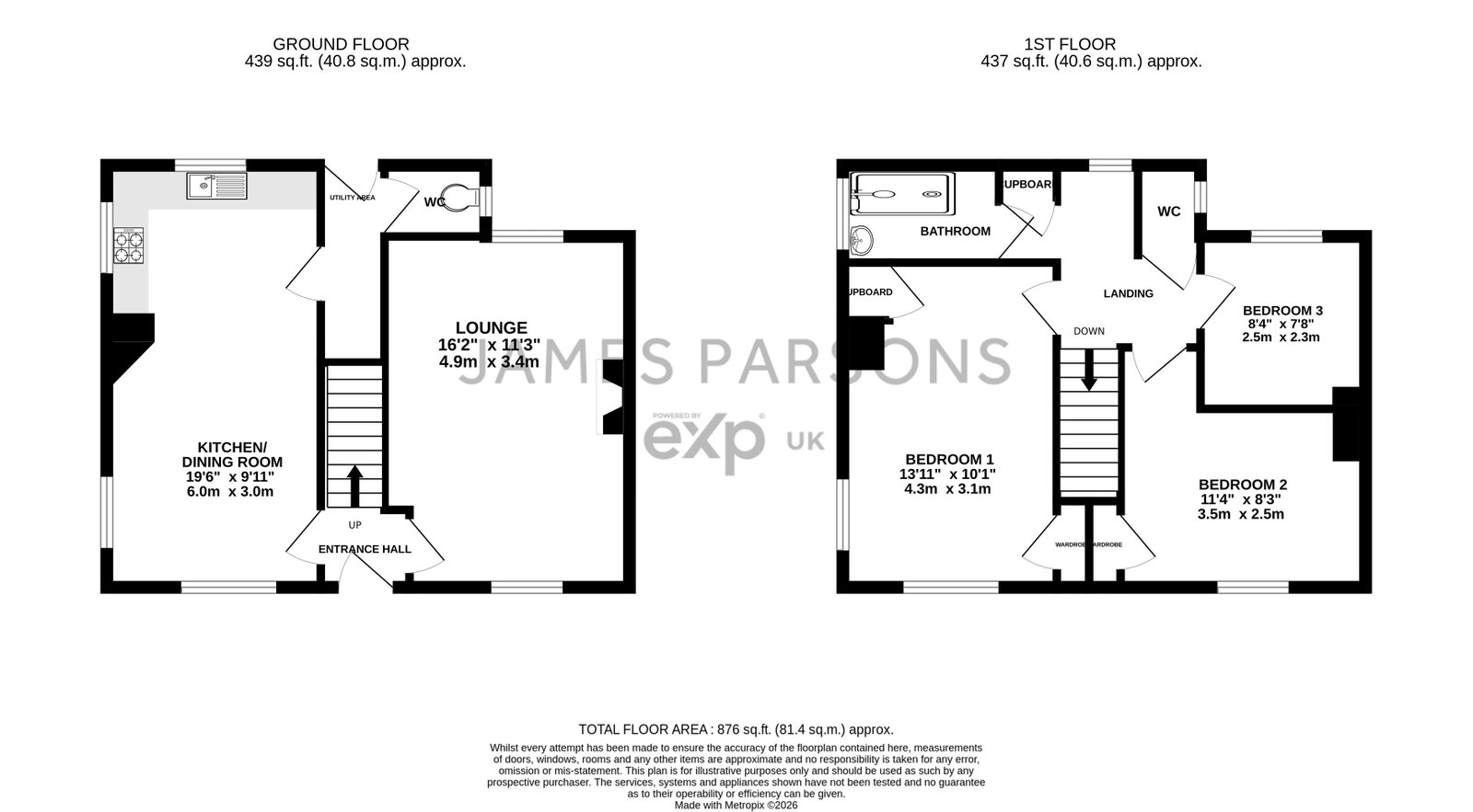 41, The Crescent, Congleton floorplan