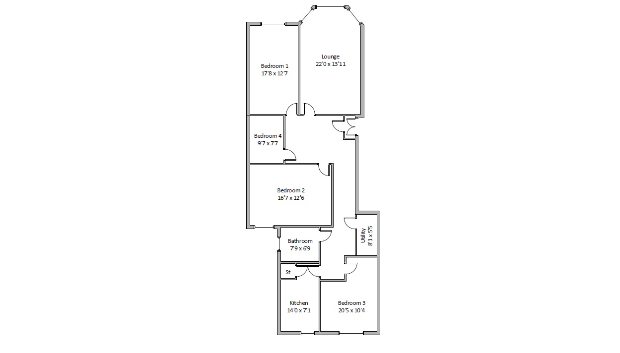 8, Dolphin Road, Pollokshields floorplan