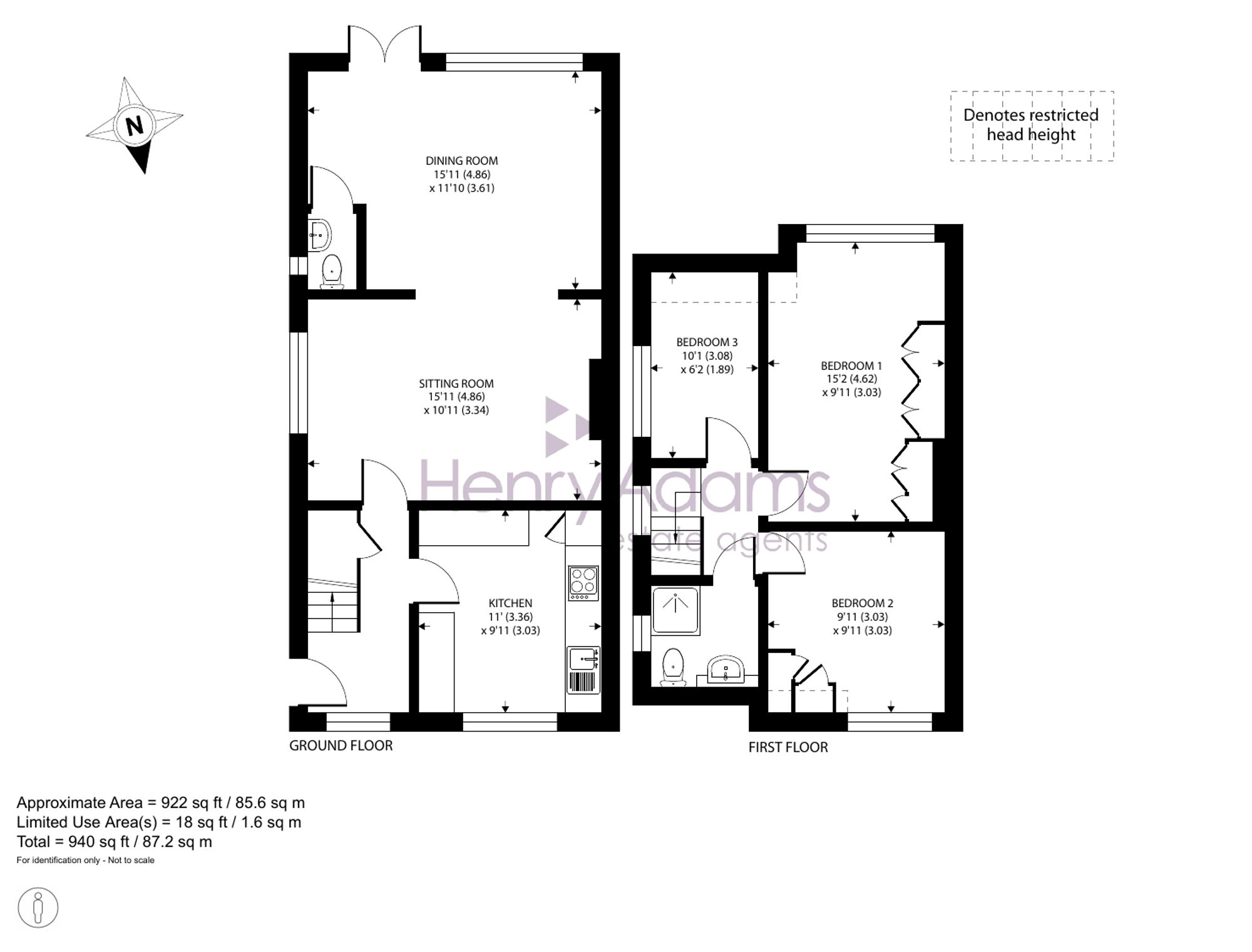 44 Barham Road, Petersfield floorplan