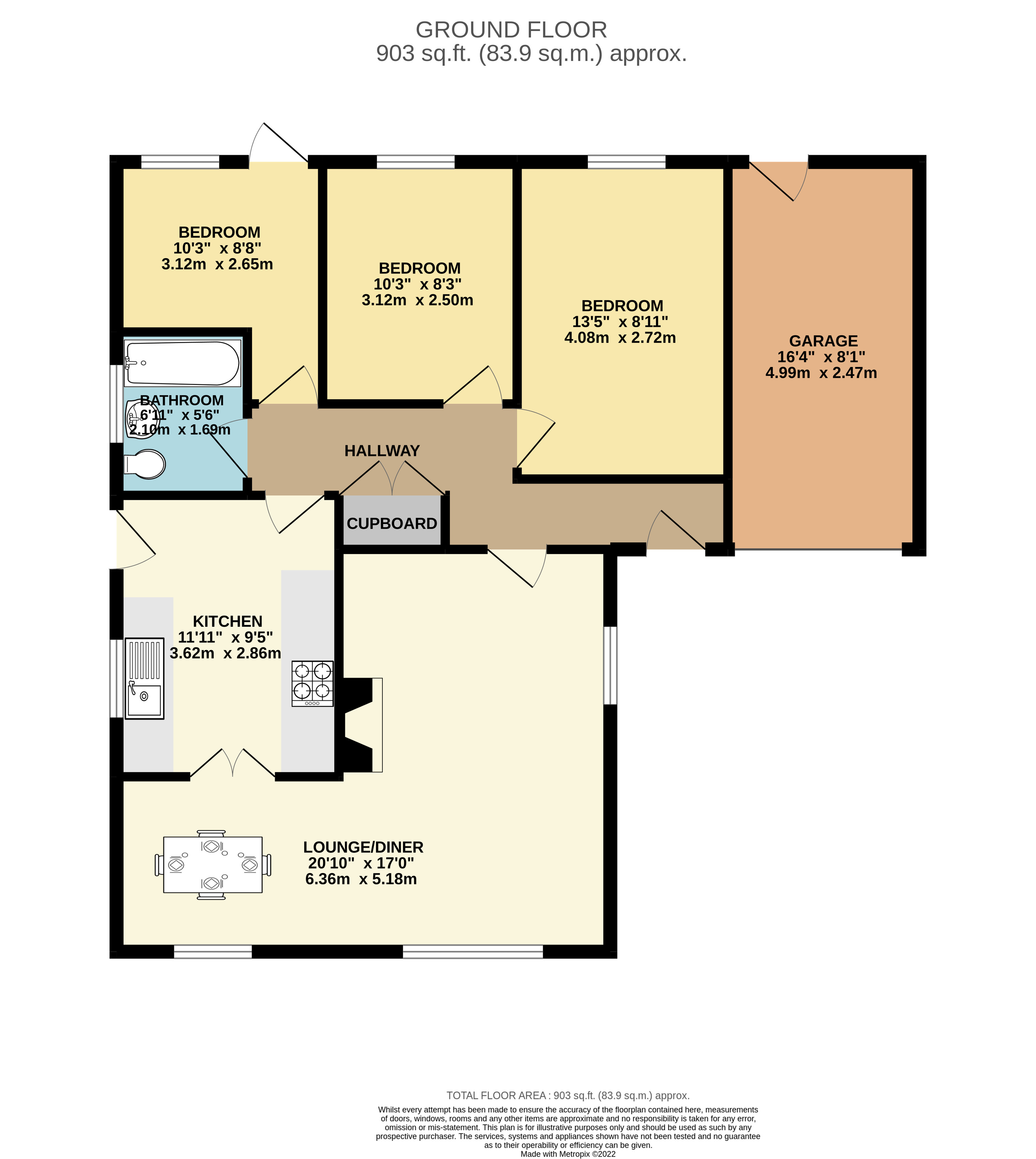Swallow Avenue, Skellingthorpe, Lincoln LN6, 3 bedroom detached
