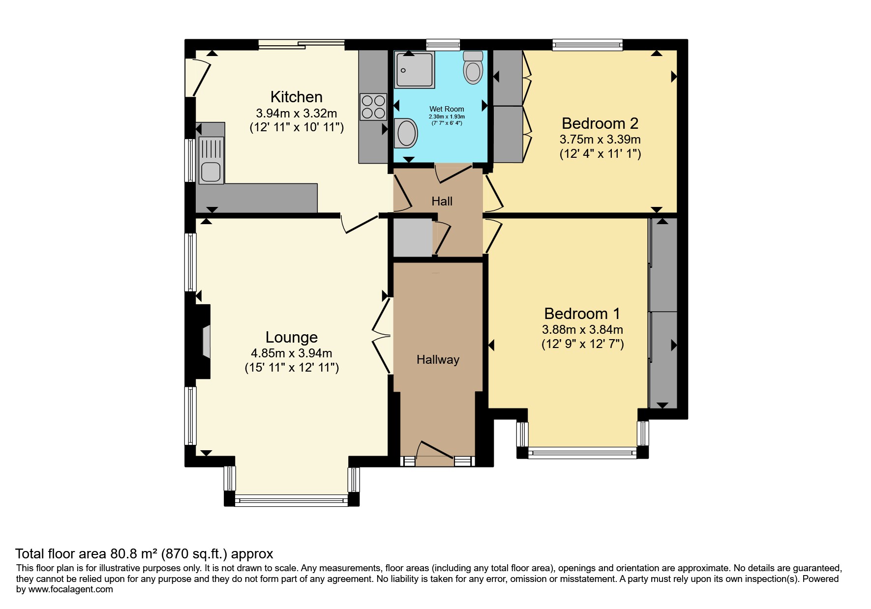 53, High Street, Rotherham floorplan