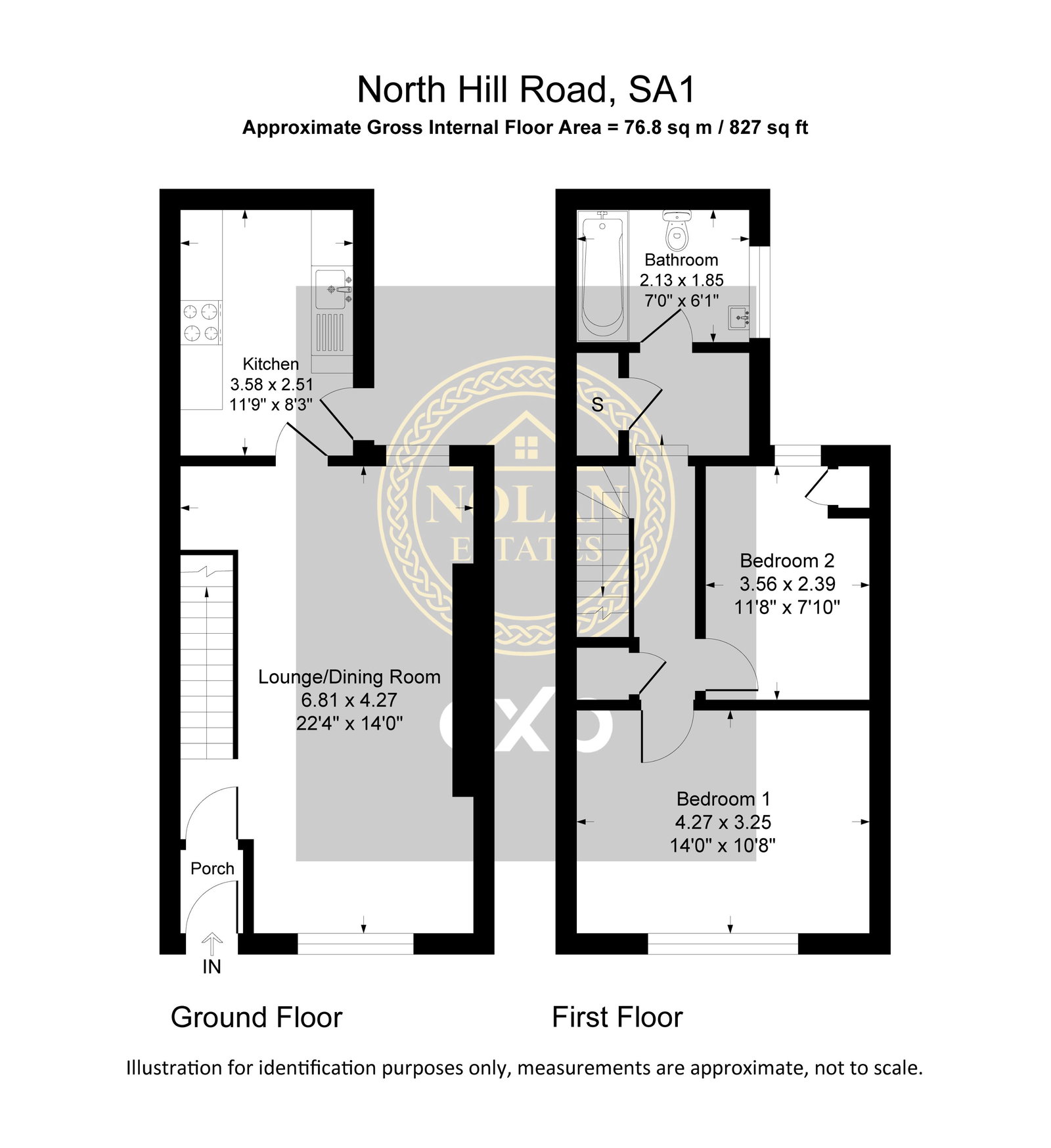 60, North Hill Road, Swansea floorplan