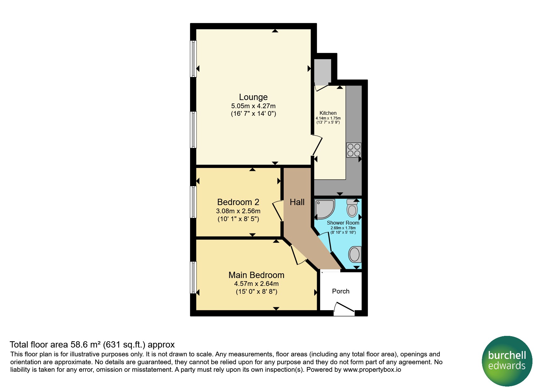 Flat 15, The Malthouse, 167-169, Horninglow Street, Burton-On-Trent floorplan