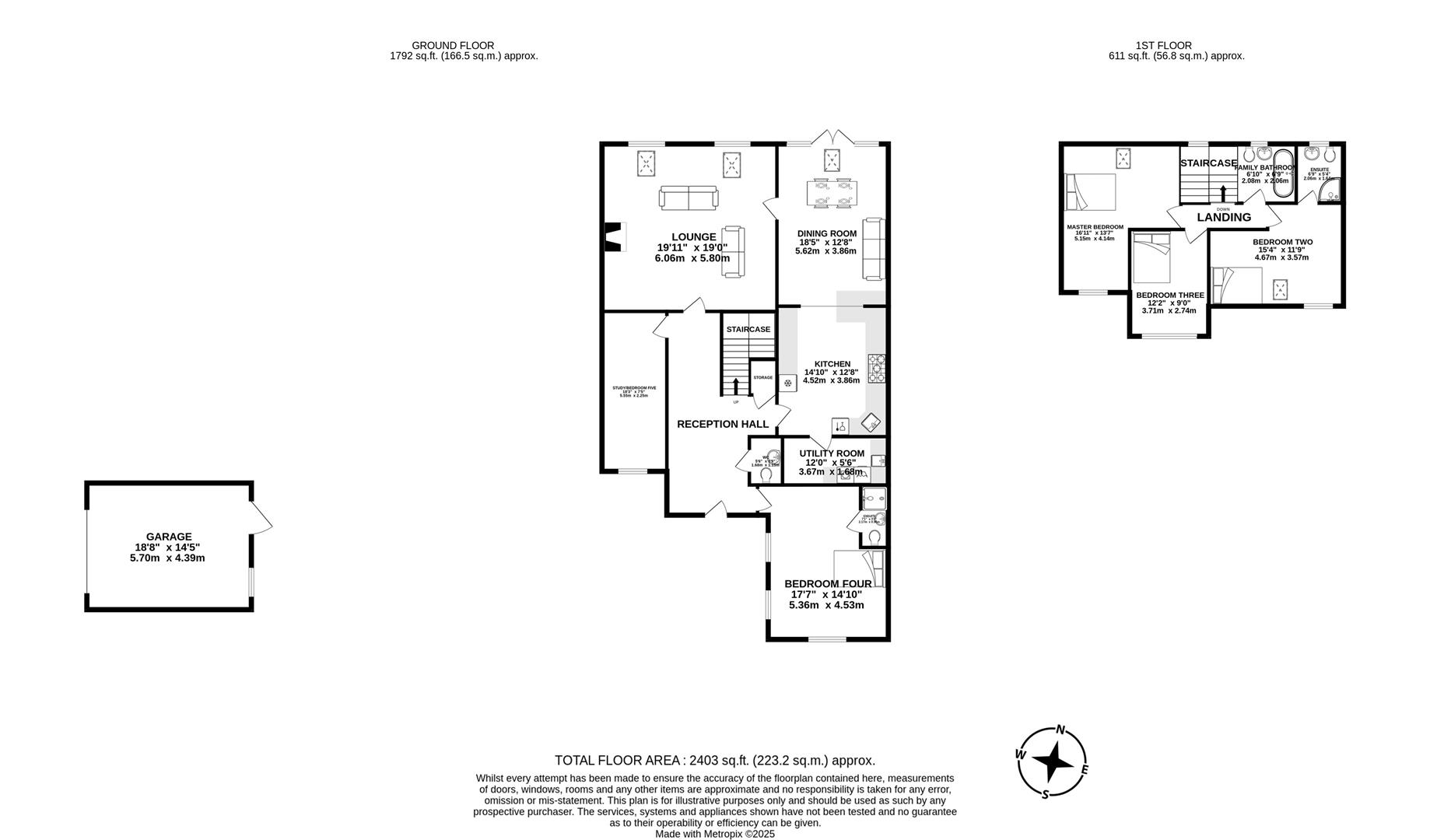 2 Marsh Farm Barn, Hall Carr Lane, Preston floorplan