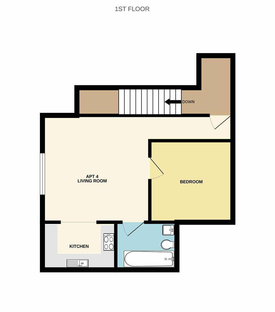 Flat 4 Catherine House, 16A Catherine Street, Macclesfield floorplan