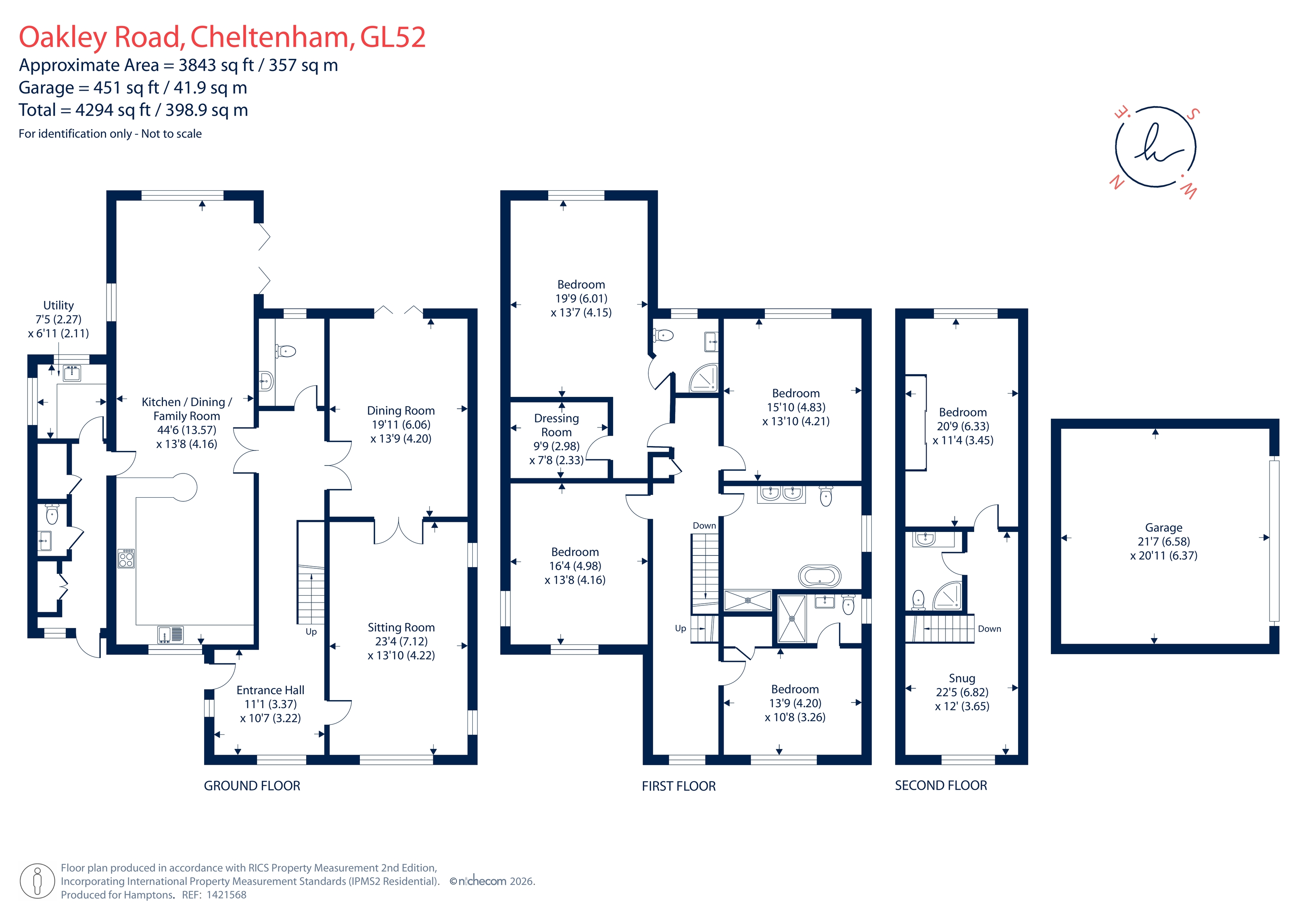 Holly Hill, Oakley Road, Cheltenham floorplan