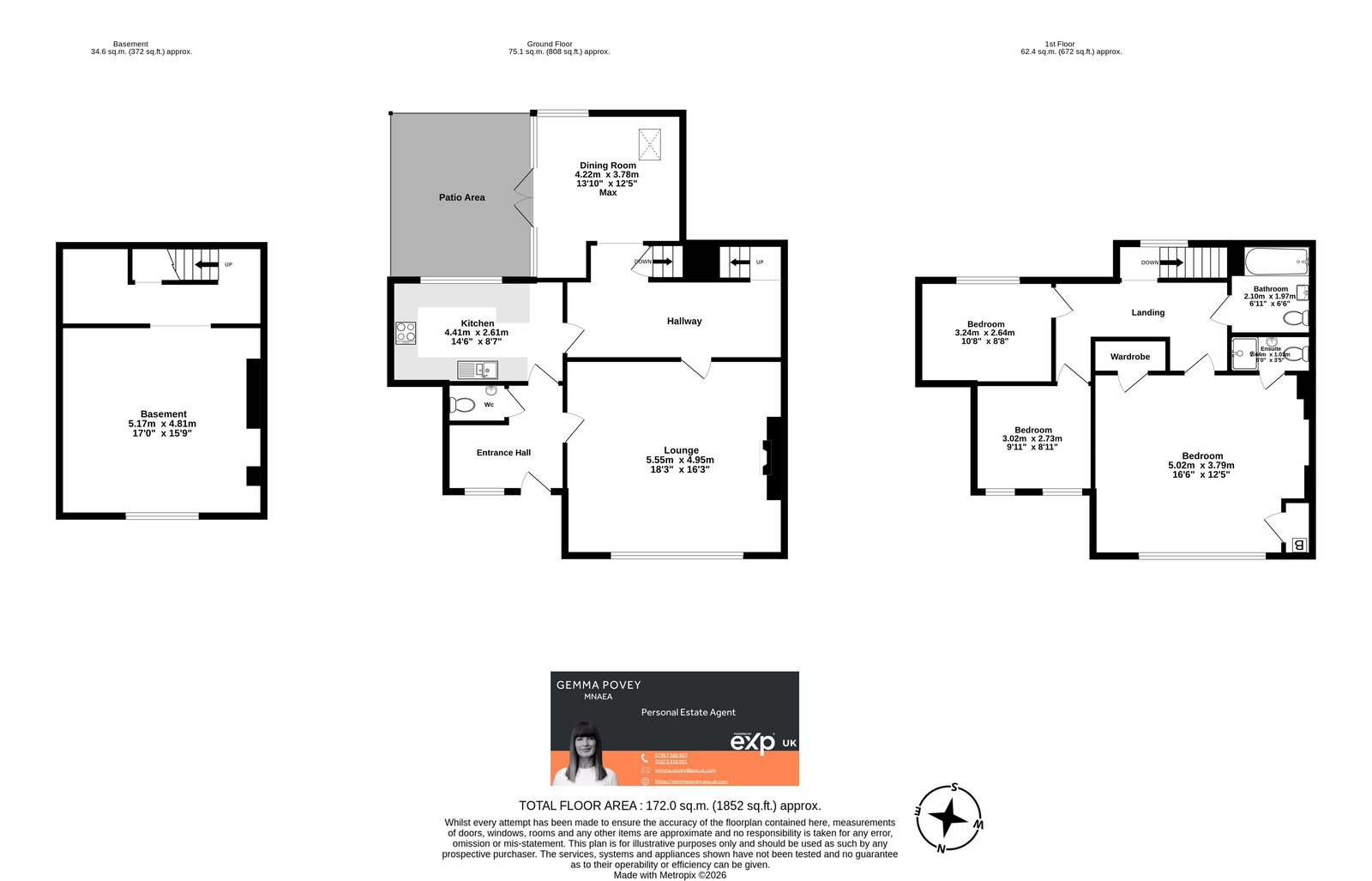 Trebencyn Park,3, Abergavenny floorplan