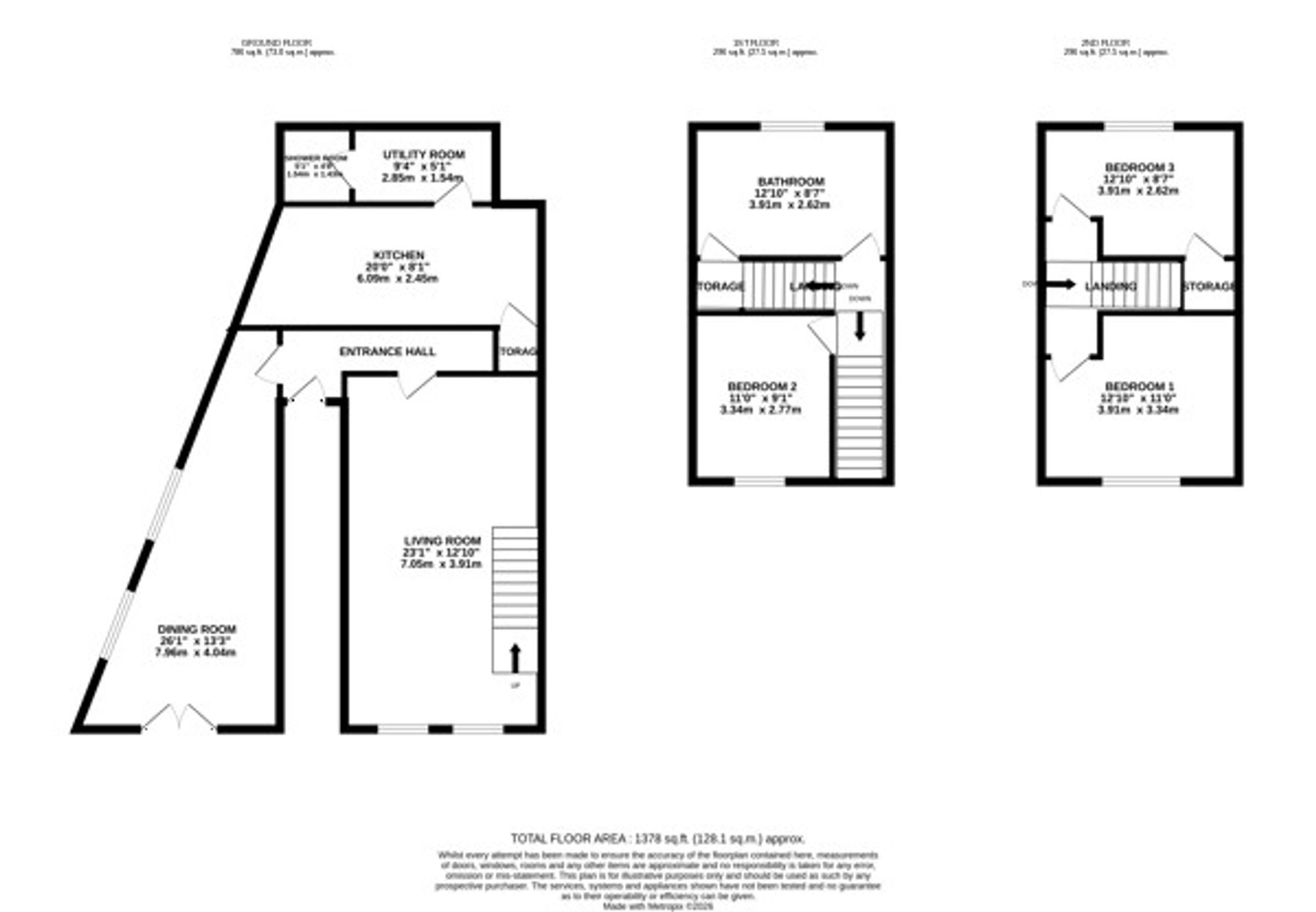 1 Arley Grove, Lymm floorplan