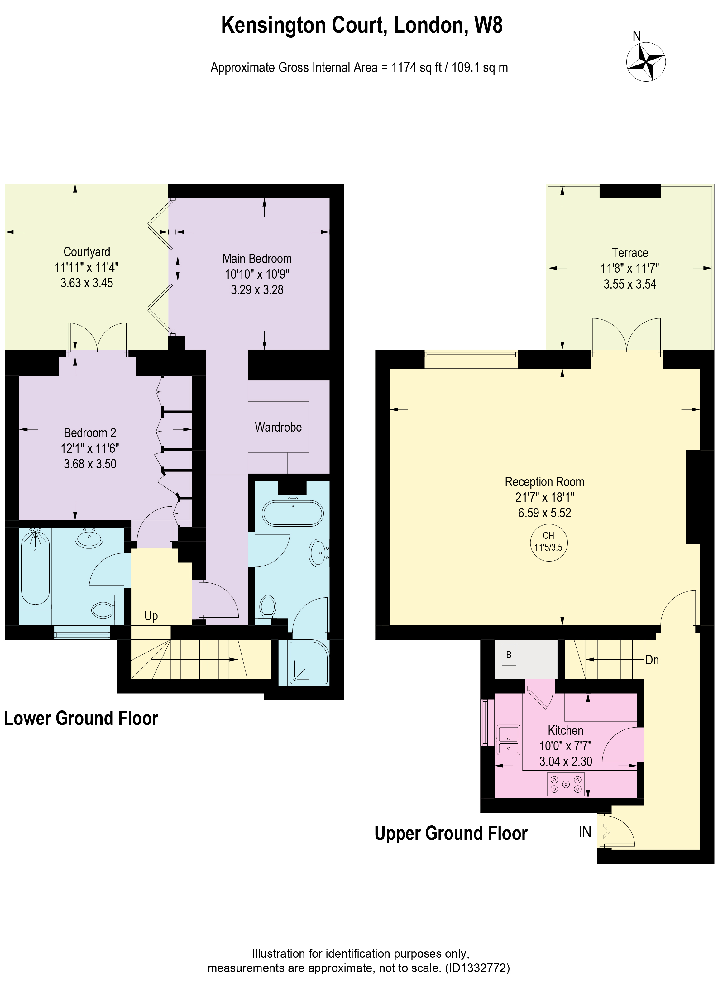 53, Kensington Court, London floorplan