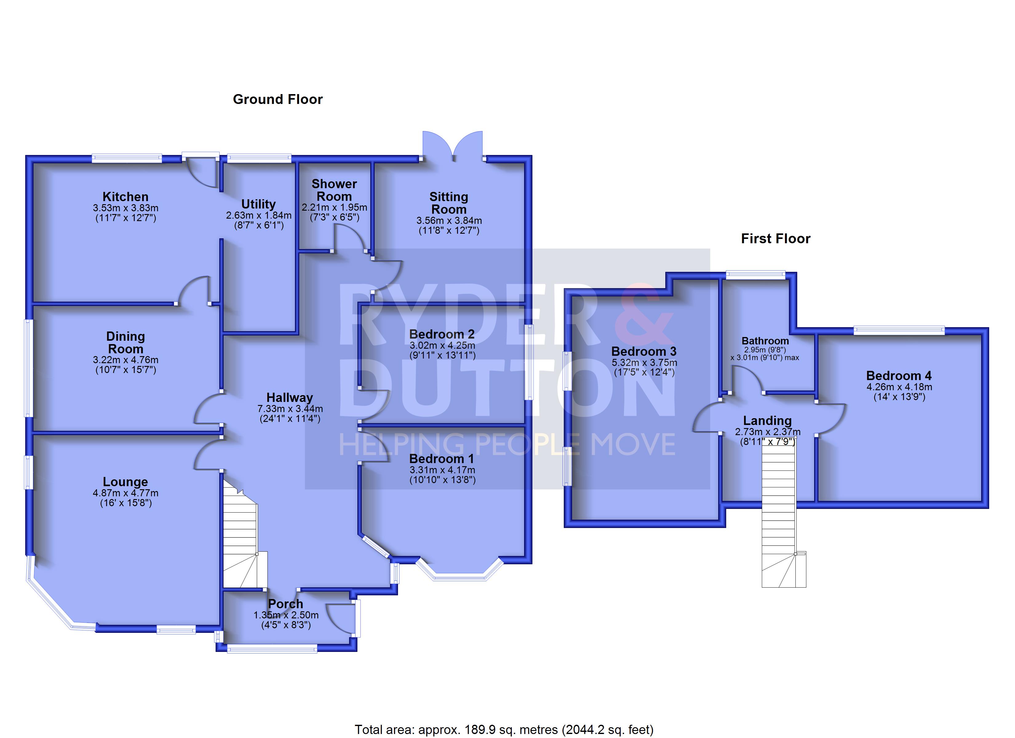 15, Church Road, Oldham floorplan