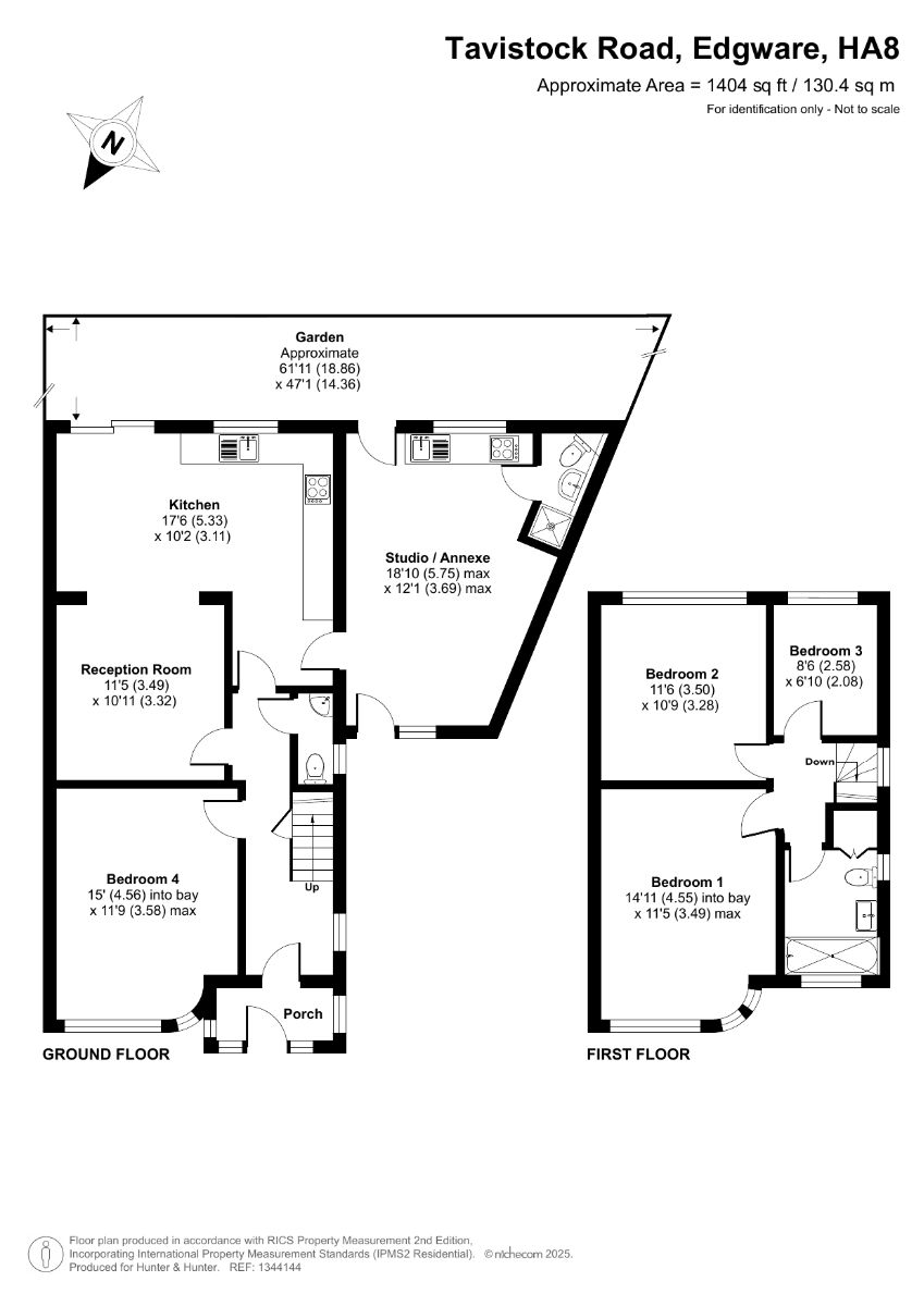 50 Tavistock Road, Edgware floorplan