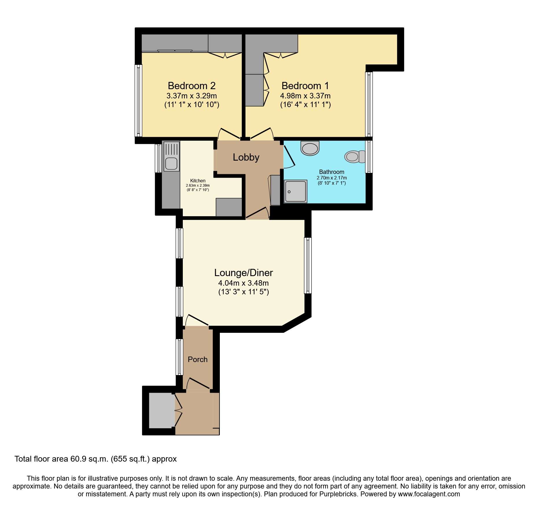 Flat 2/Belvoir Court, 12 Belvoir  Drive, Leicester floorplan