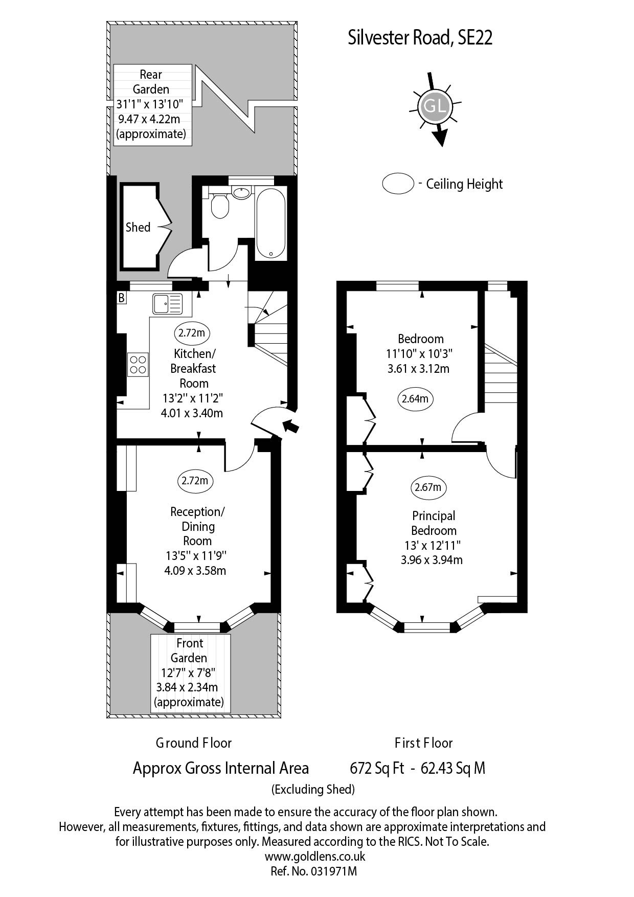 49a, Silvester Road, London floorplan