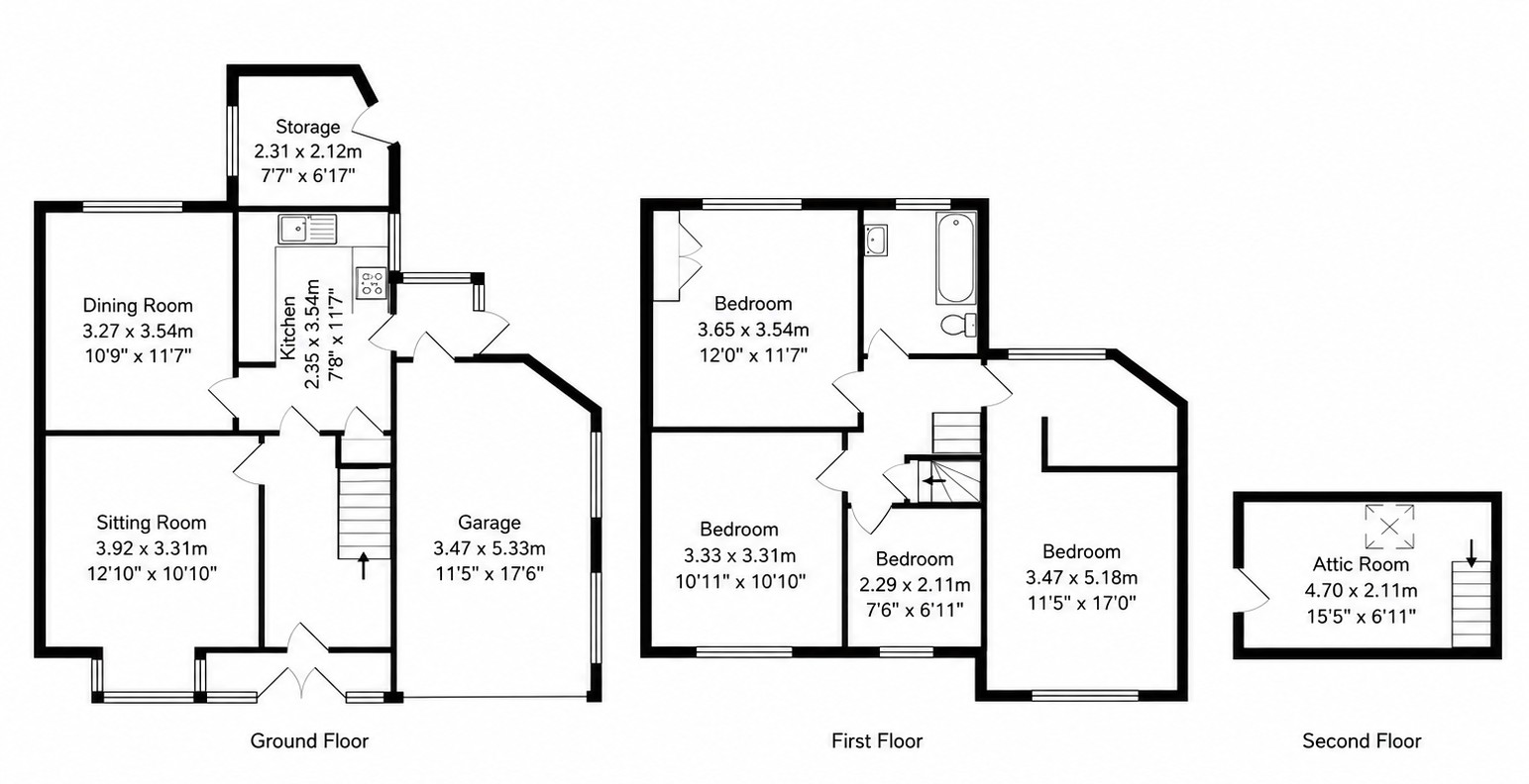 1, Mayfield Road, West Yorkshire floorplan