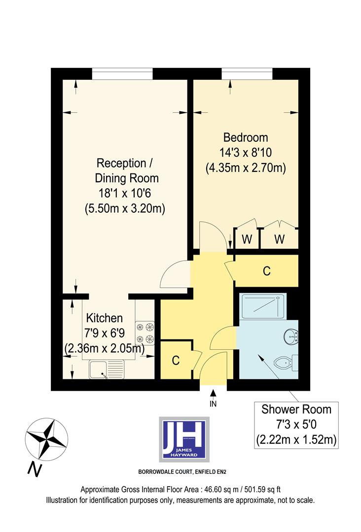 20 Borrowdale Court, Gordon Hill, Enfield floorplan