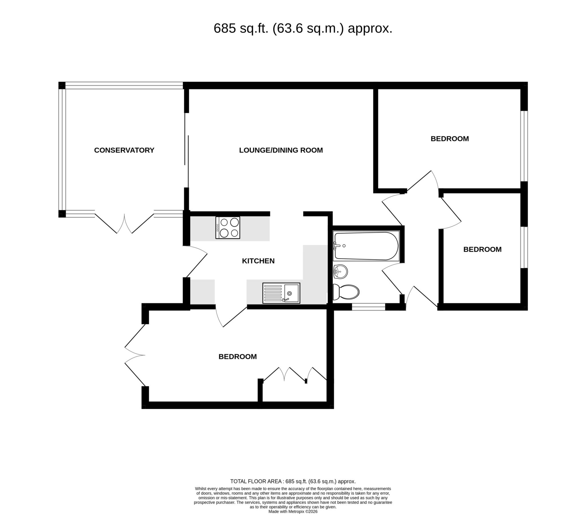 26, Jacaranda Road, Bordon floorplan