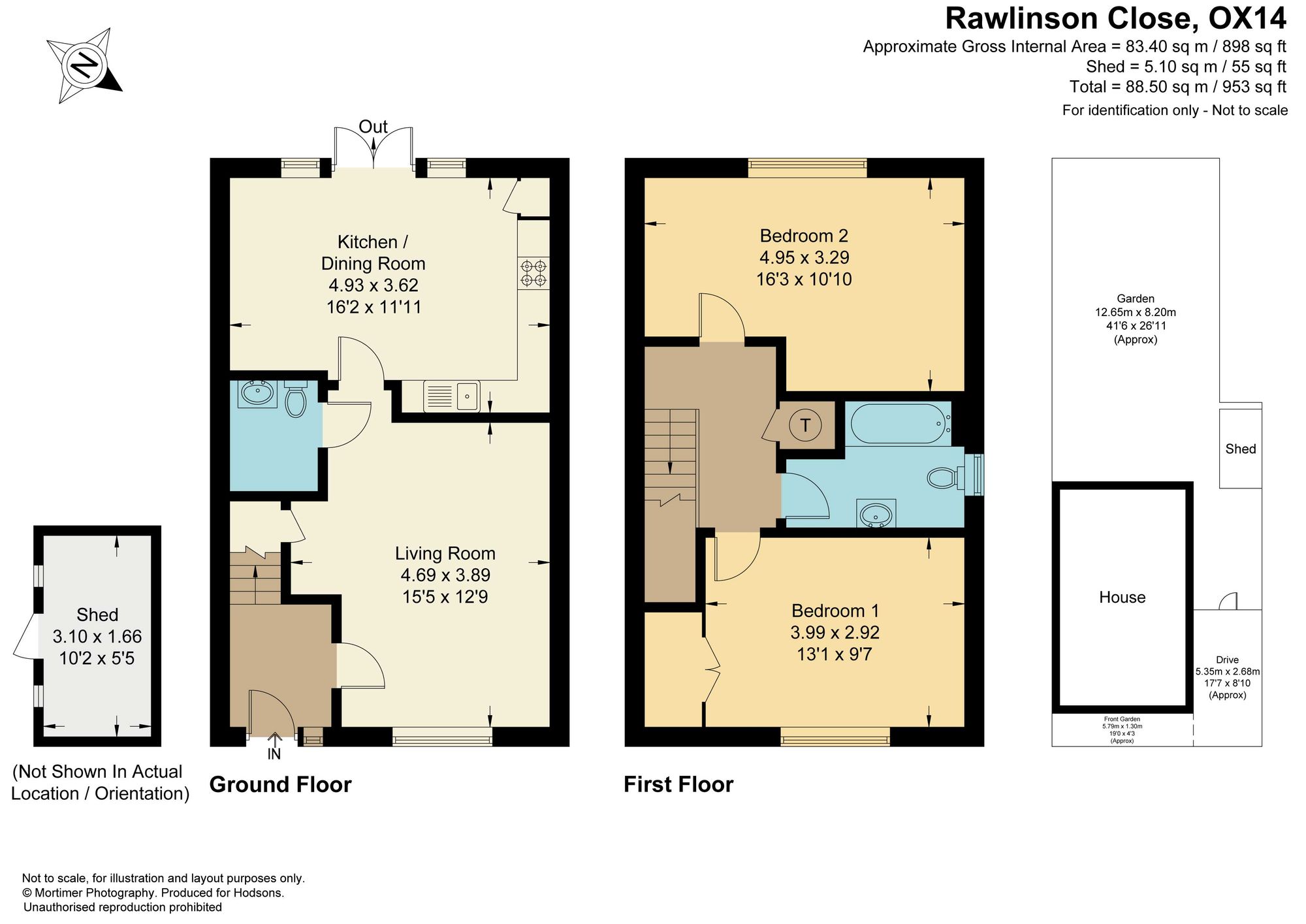 4 Rawlinson Close, Abingdon floorplan