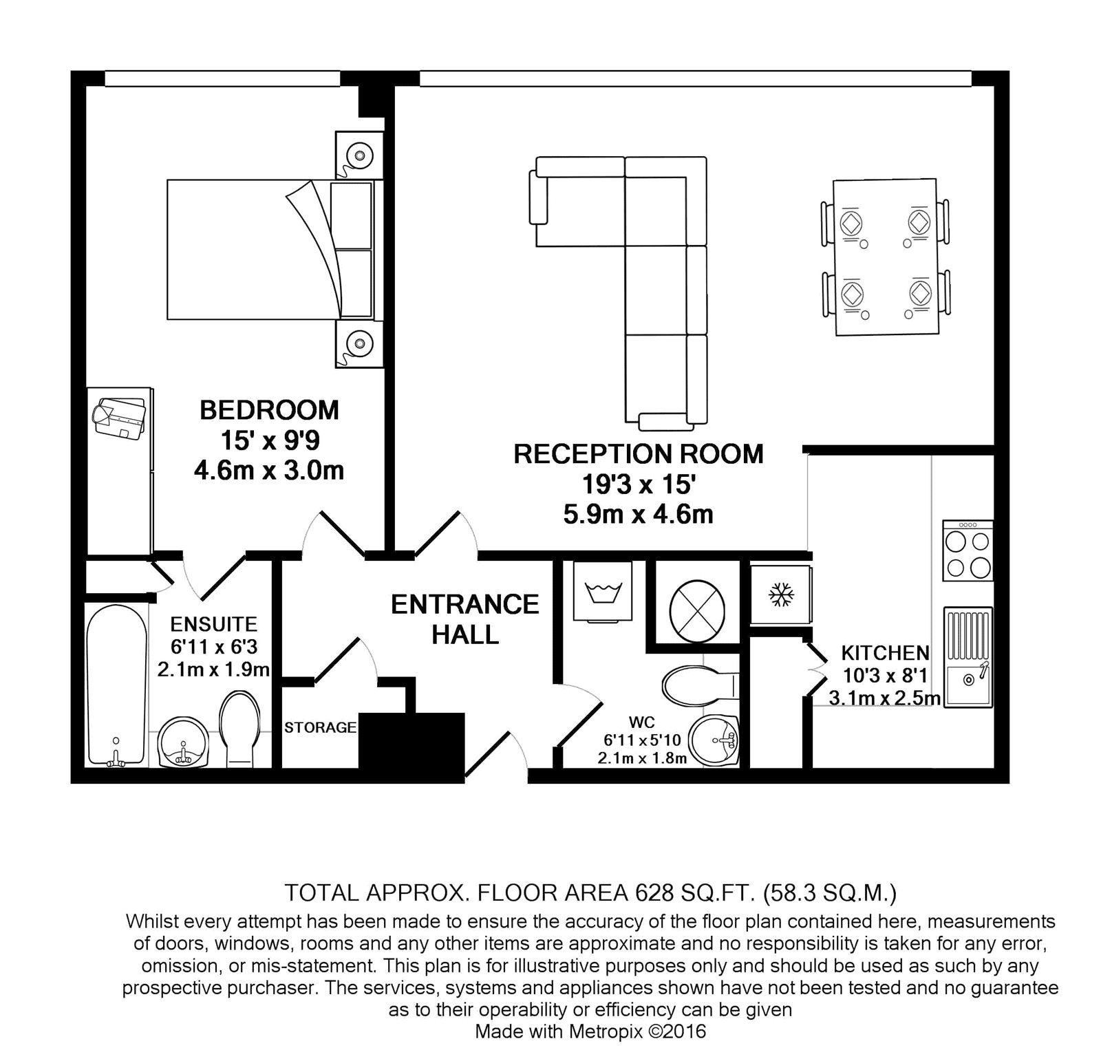 1 Bedrooms Flat to rent in Lawrence House, 238 City Road EC1V