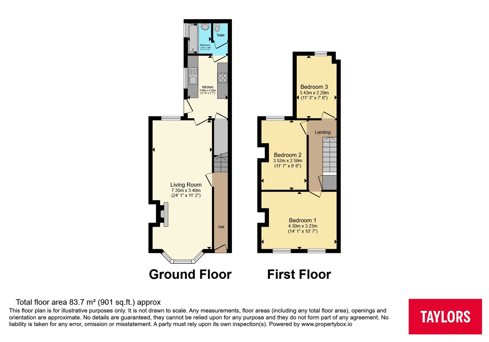 148, St. Leonards Road, Northampton floorplan