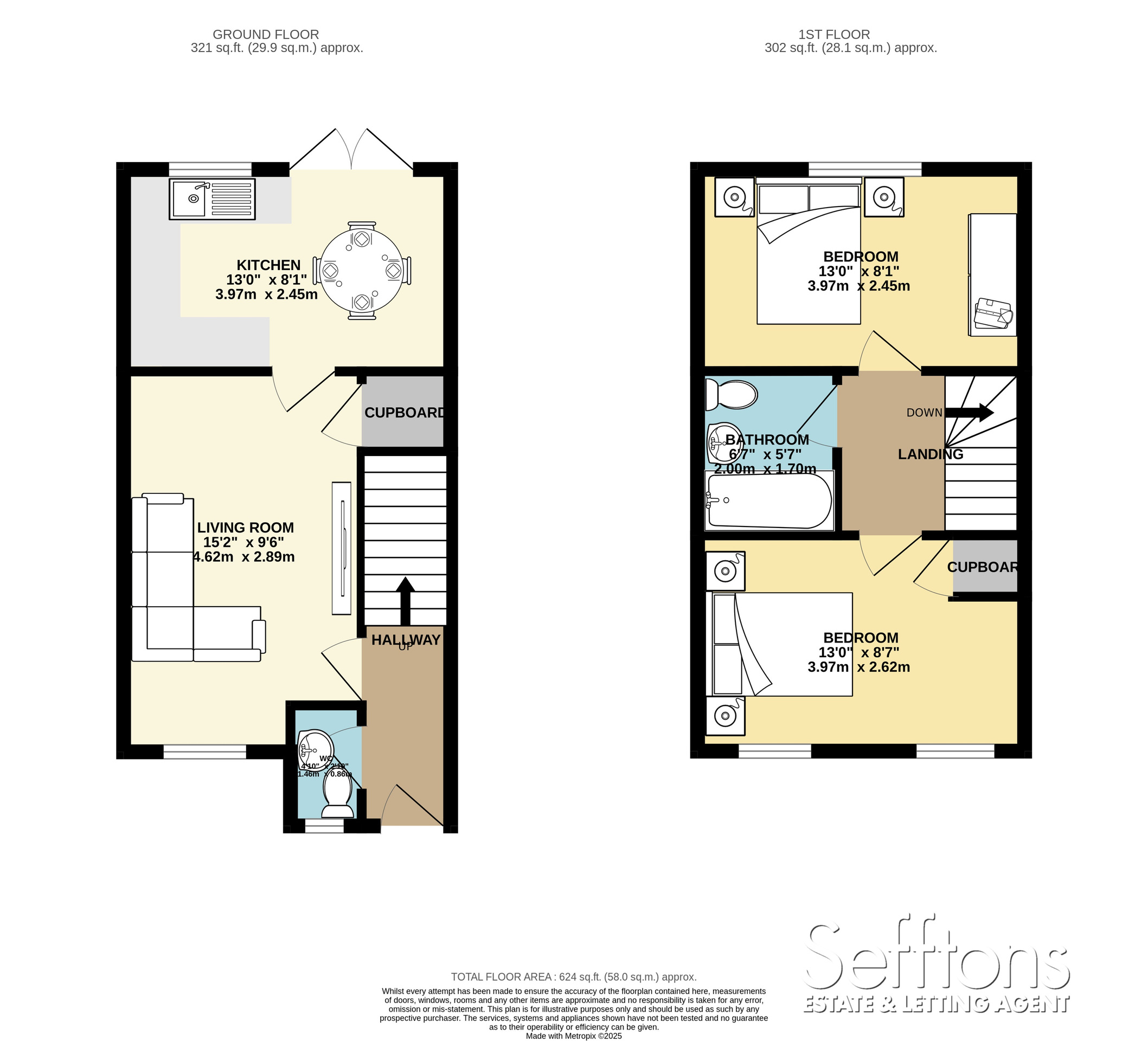 45 Overstrand Way, Norwich floorplan