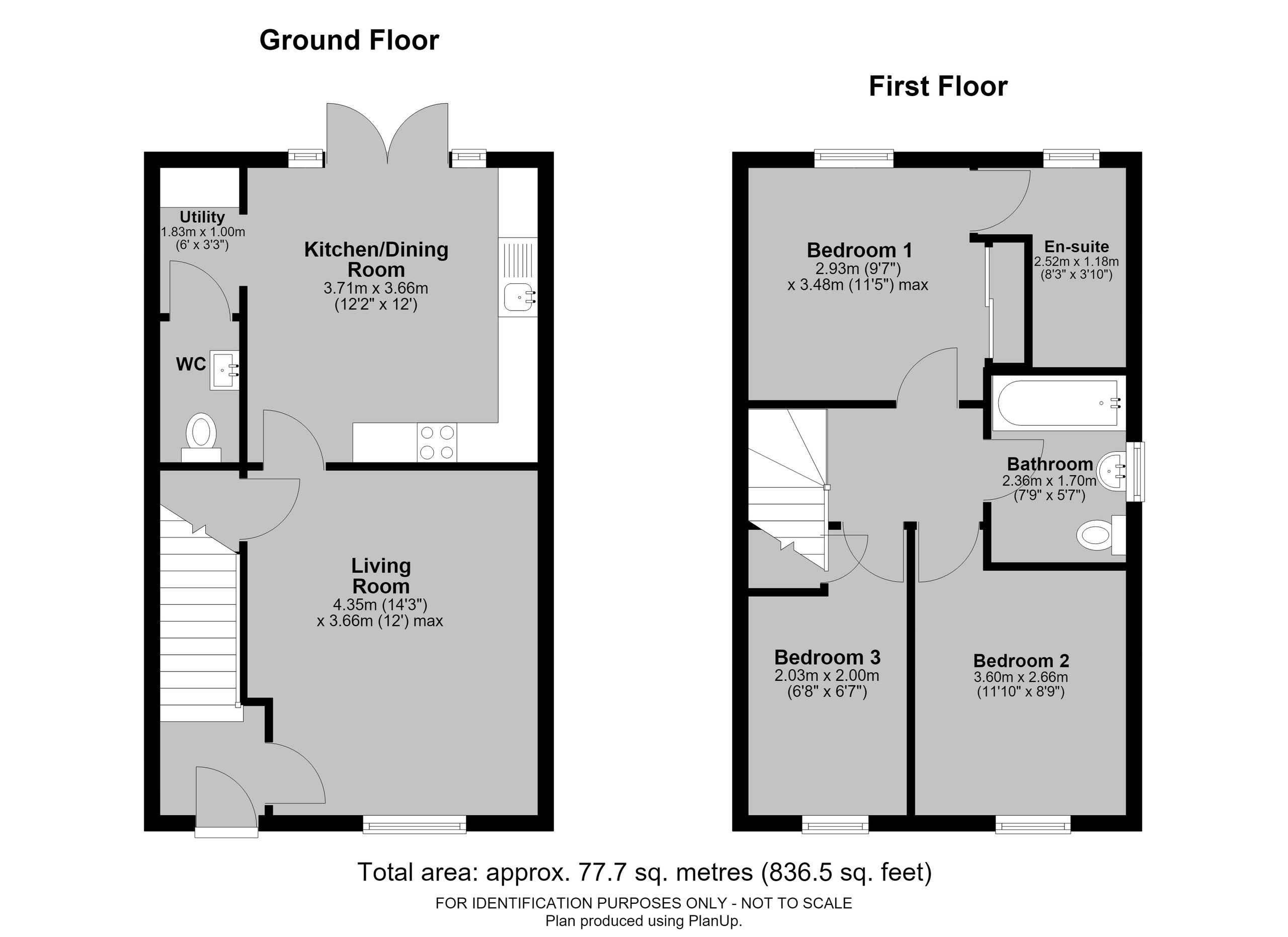 3 Blackcap Drive, Hereford floorplan