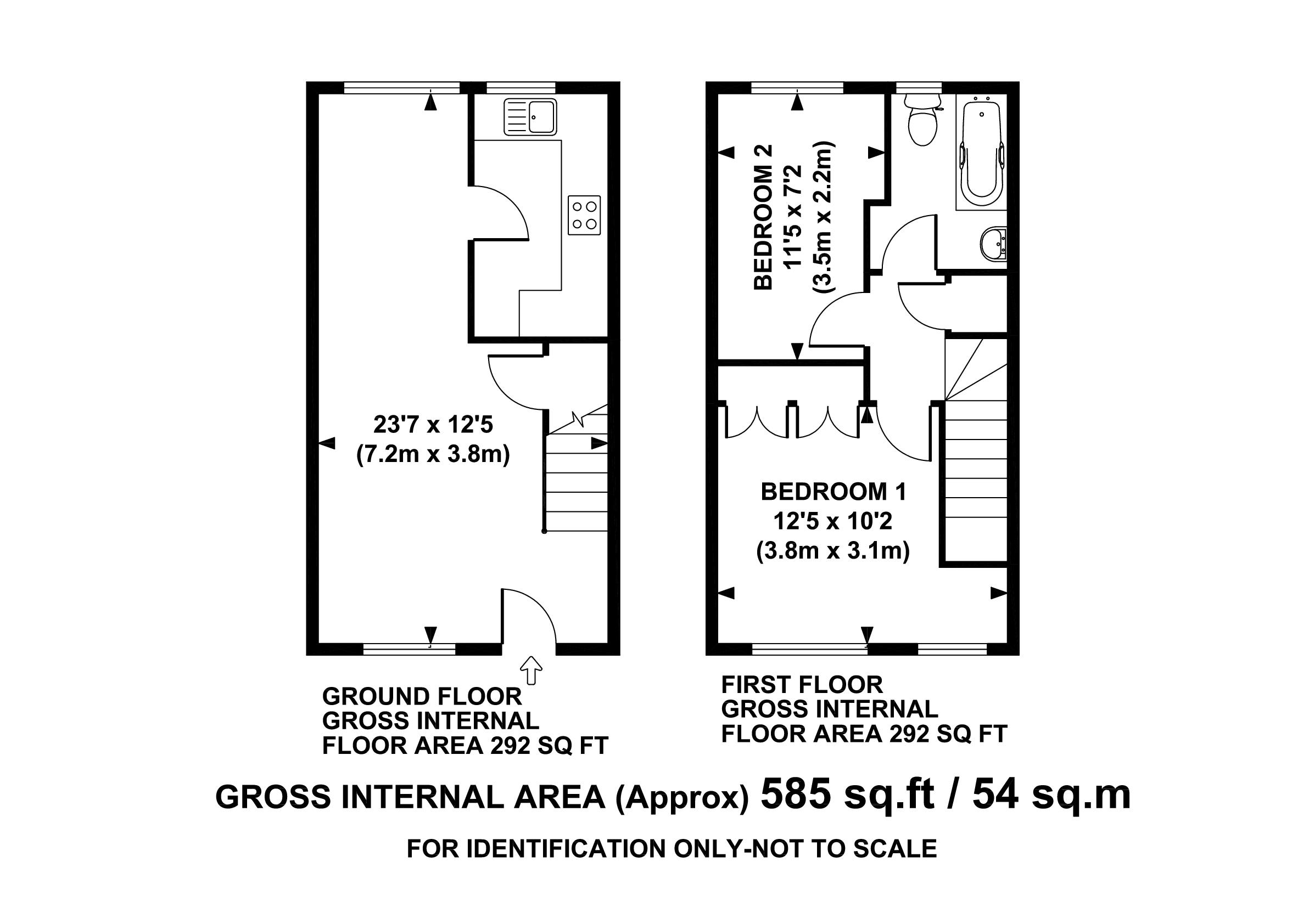 2 Bedrooms  to rent in Parrot Close, Aylesbury HP21