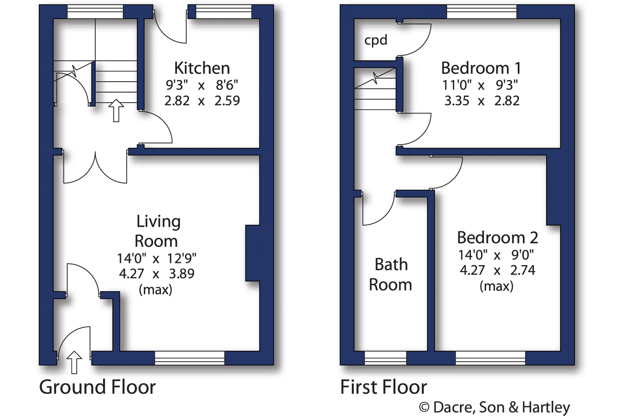 46, Tufton Street, Silsden floorplan