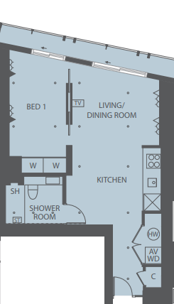 1 Bedrooms Flat to rent in Blackfriars Road, London SE1