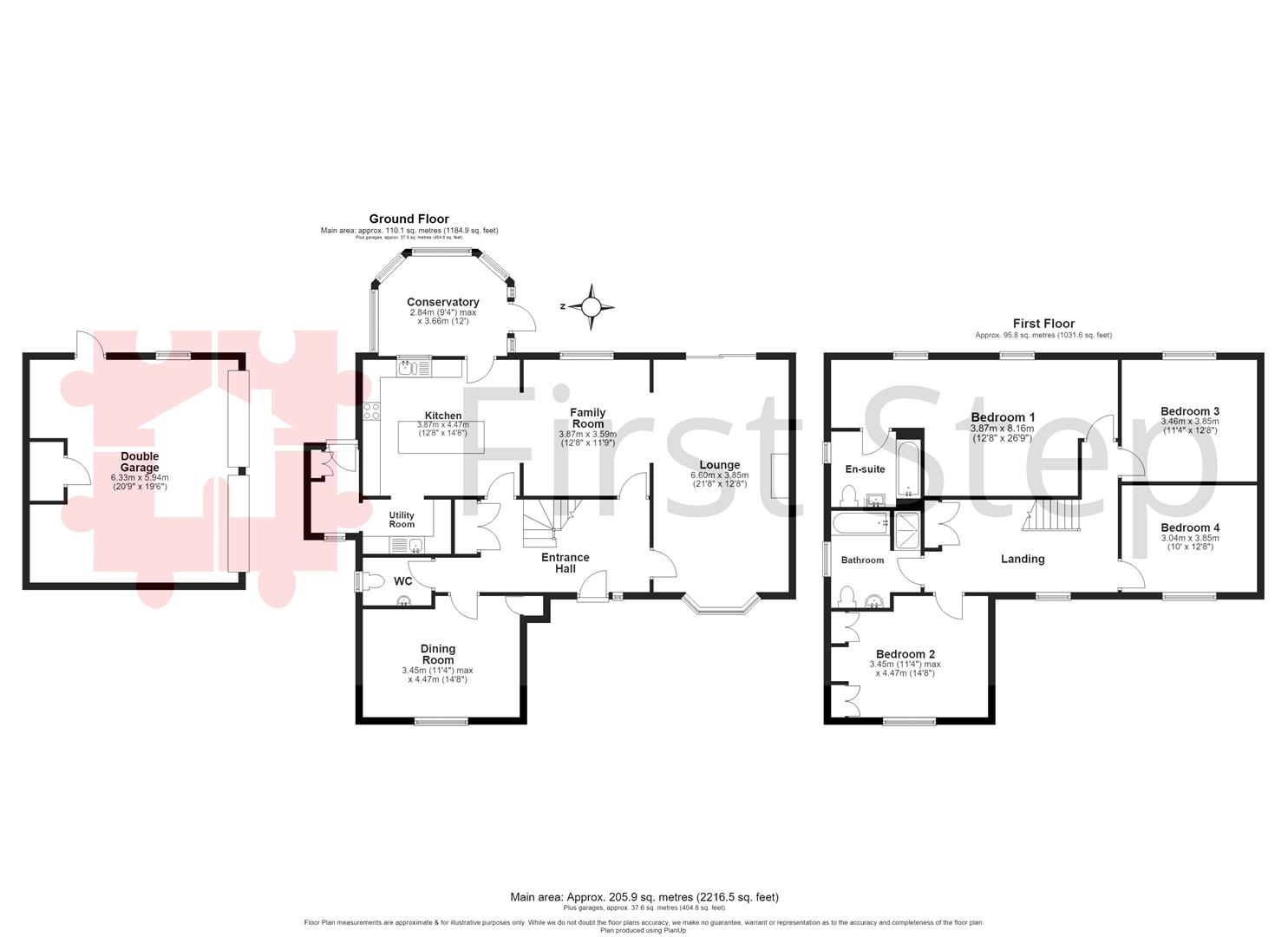 216, High Street, Arlesey floorplan