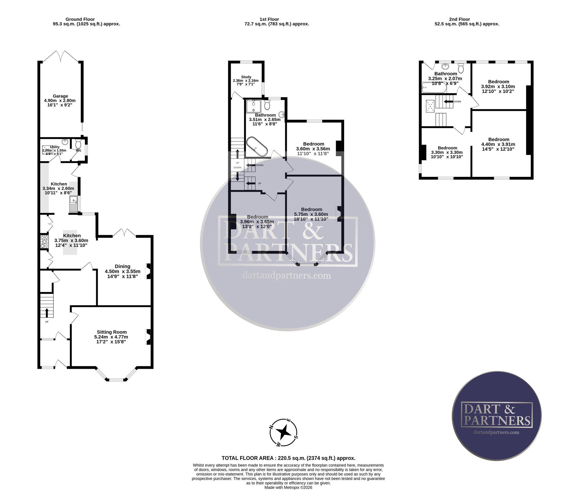7 Grosvenor Terrace, Teignmouth floorplan