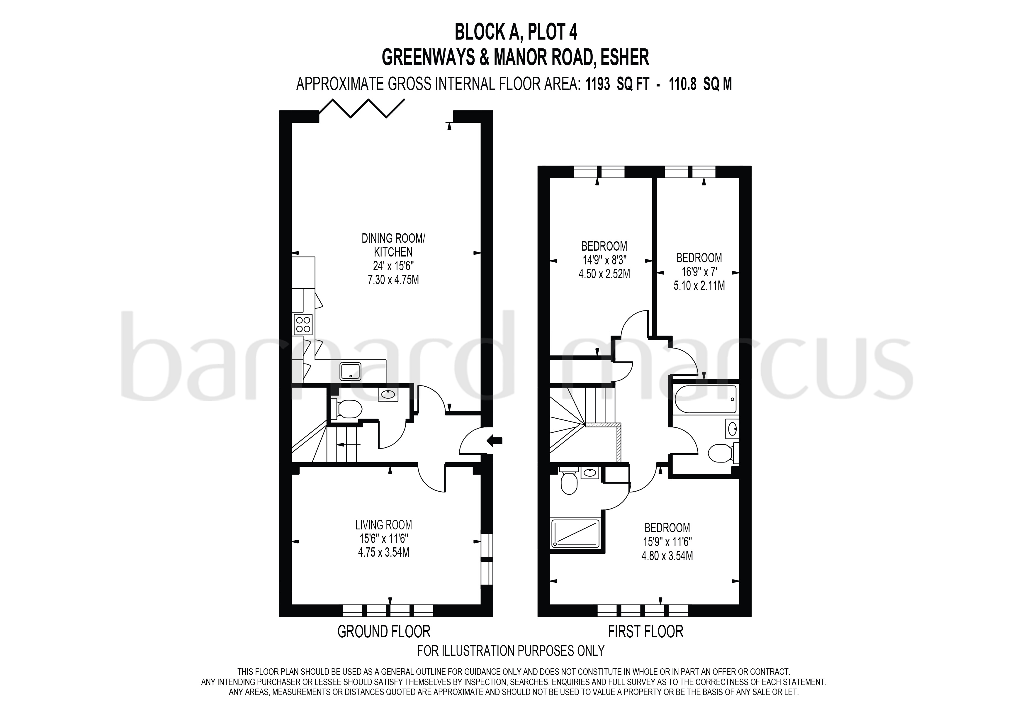 Plot 4, 4 Manor Road South, 2, Greenways, Surrey floorplan